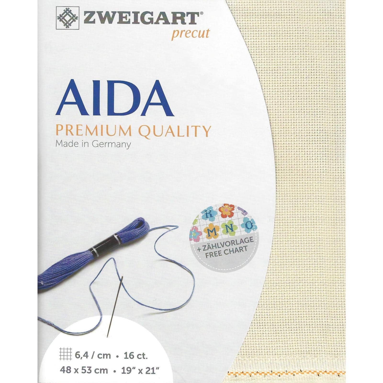 Zweigart® Aida 16 Count Precut Fabric