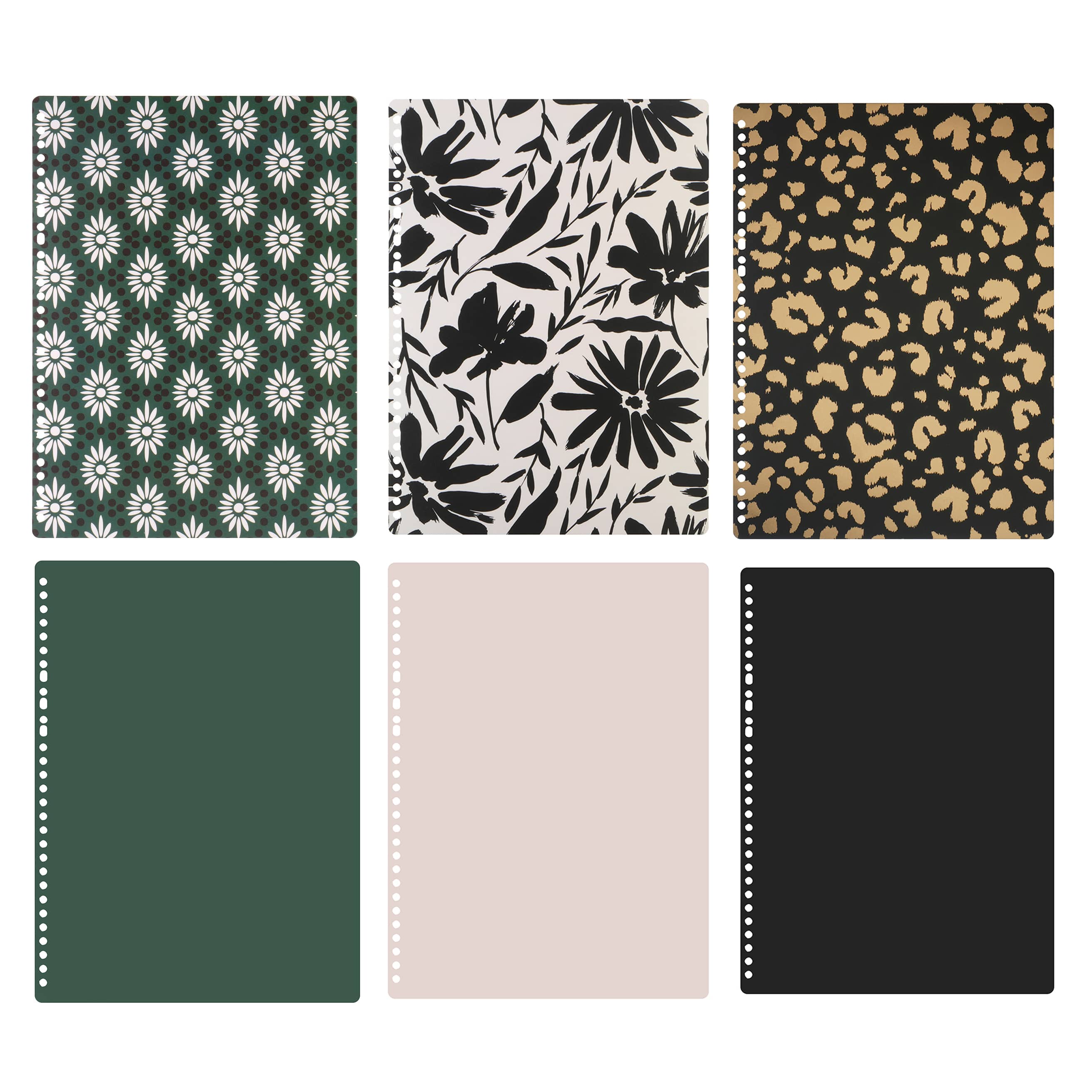 A4 Planner Floral & Leopard Cover Sets, 3ct. by Recollections™