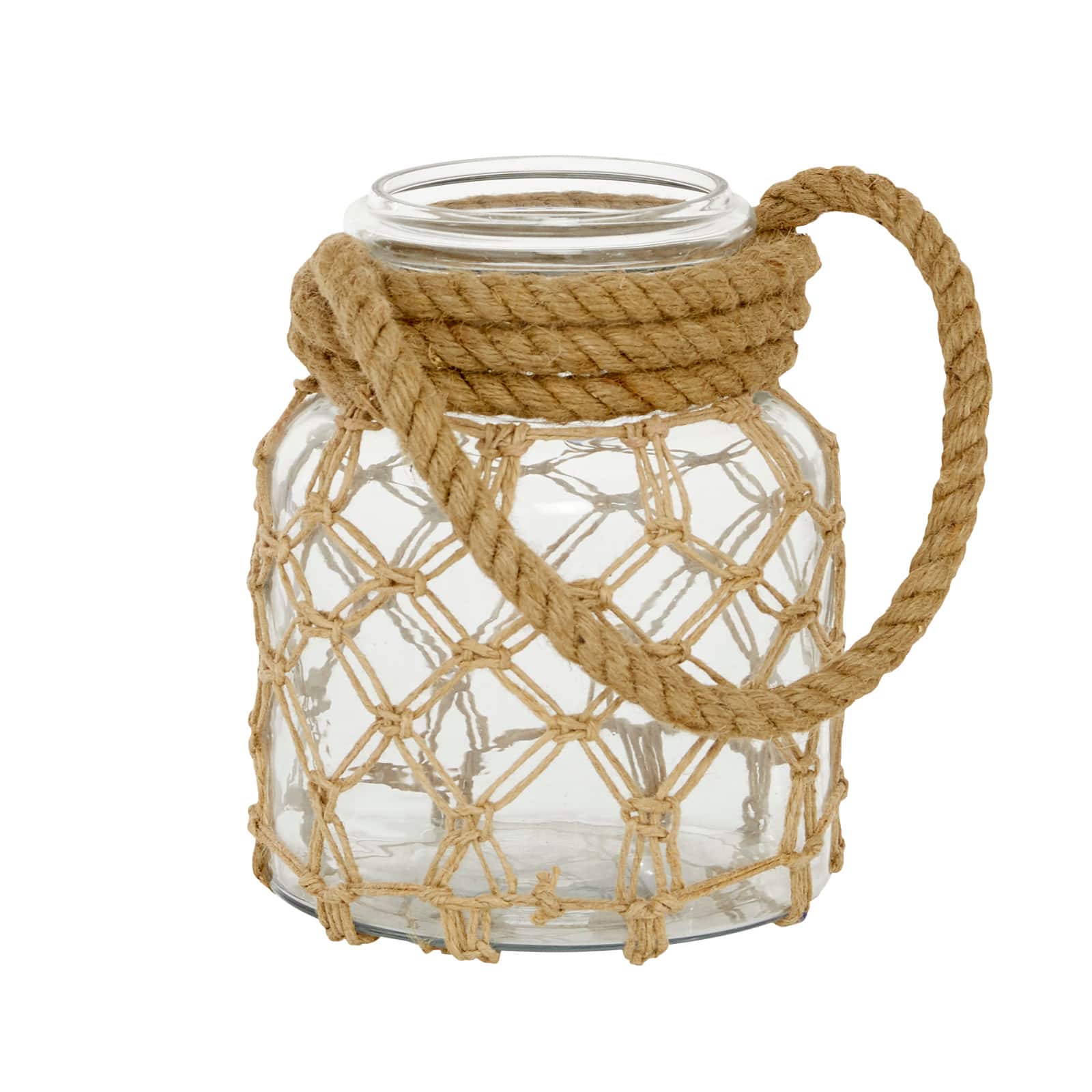 Brown Glass Coastal Lantern