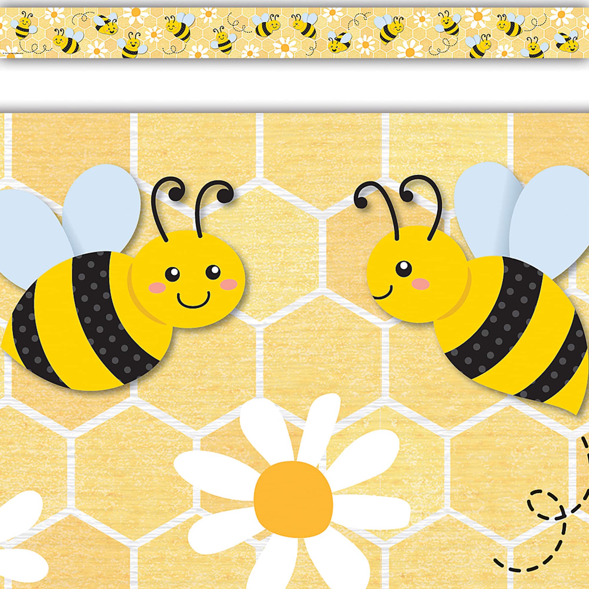 Teacher Created Resources® Buzzing Bees Straight Border Trim, 6 Packs of 12