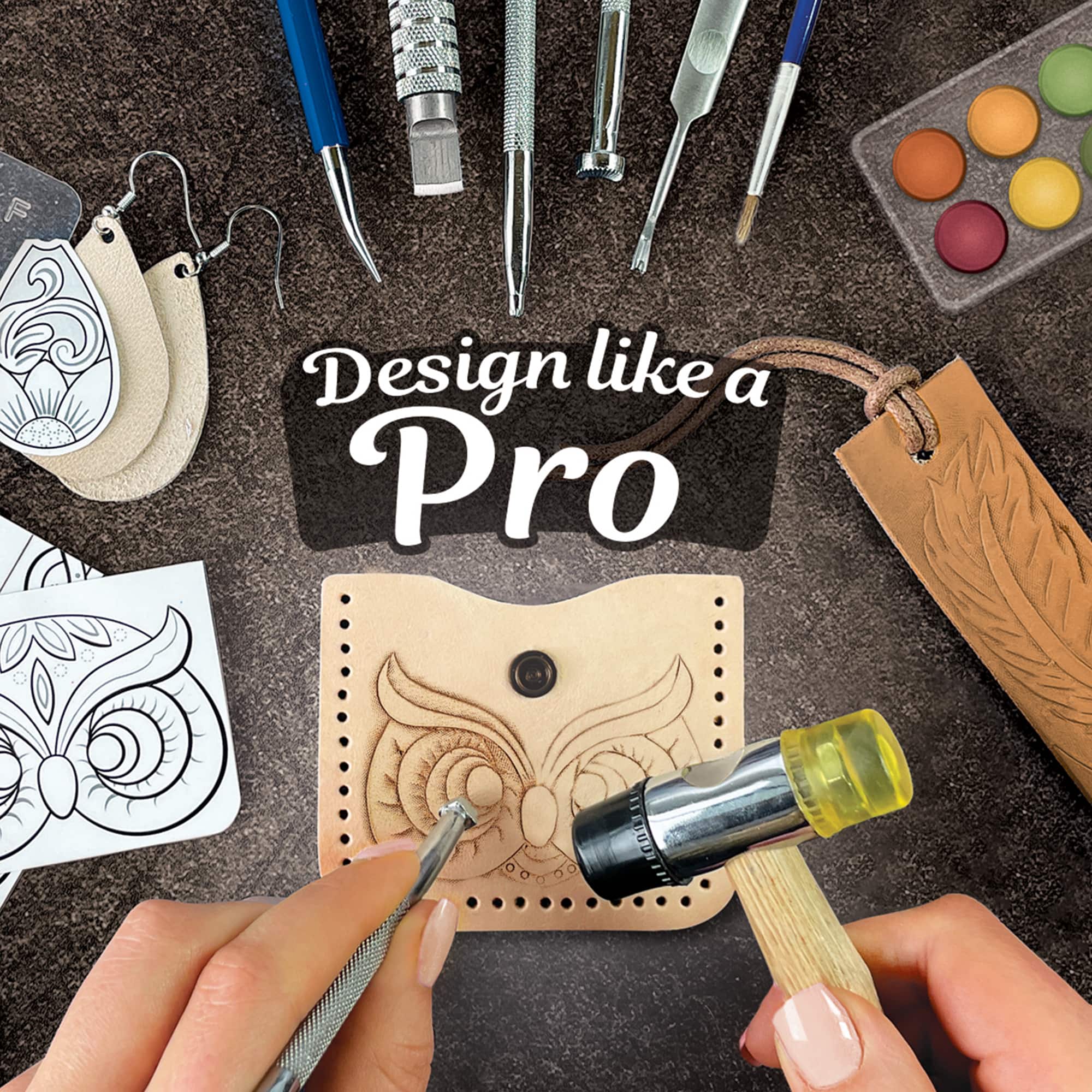 ArtSkills® 8 Project Leather Working Kit for Beginners