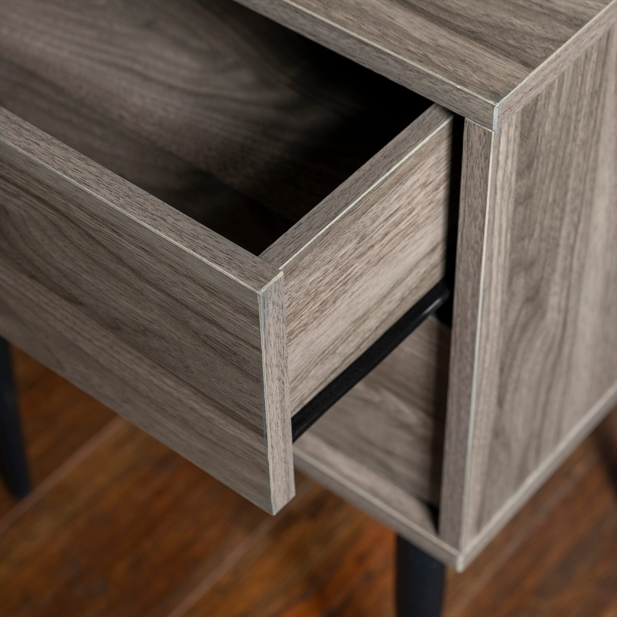 Walker Edison Slate Gray Modern Side Table