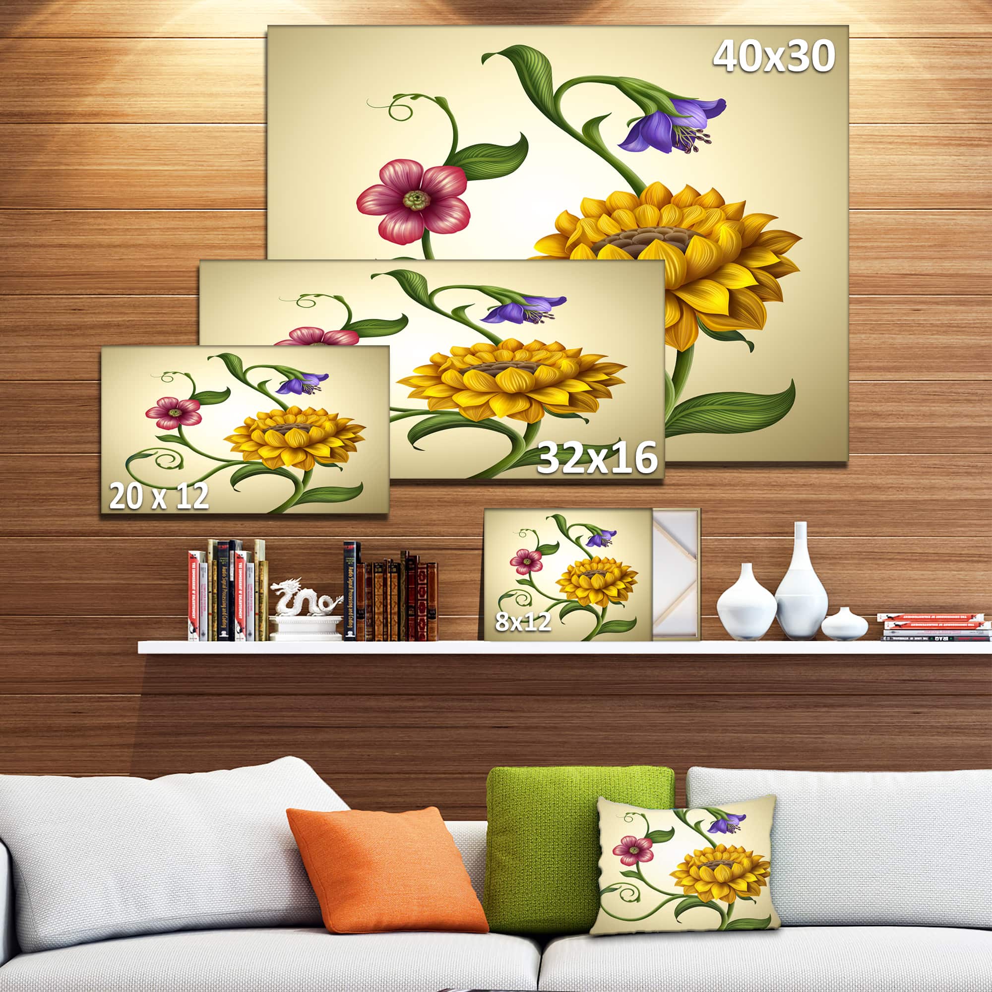 Designart - Flowers and Leaves