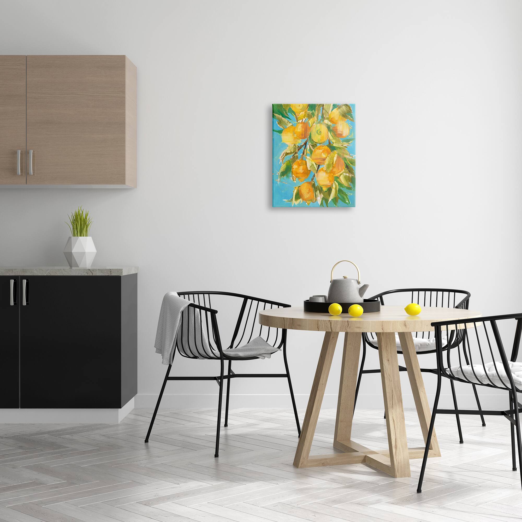 Stupell Industries Painted Ripe Lemon Tree Canvas Wall Art