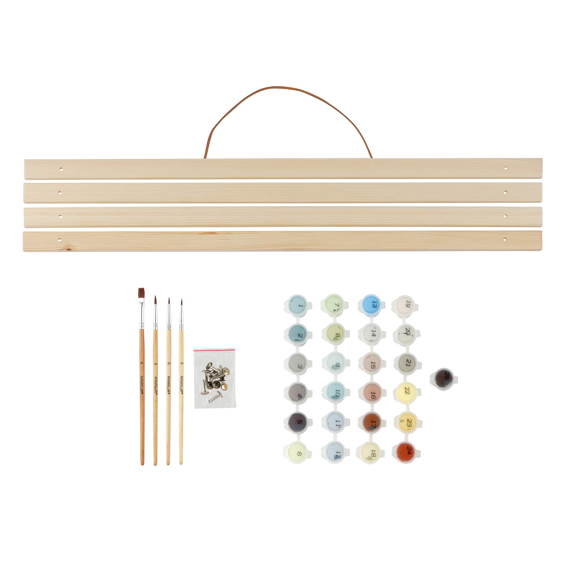 16" x 20" Cliffs at Etretat Paint-by-Number Kit with Wood Display Hanger by Artist's Loft®