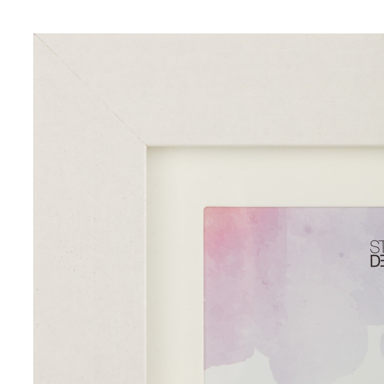 Simply Essentials™ 4" x 6" White Frame with Mat by Studio Décor®