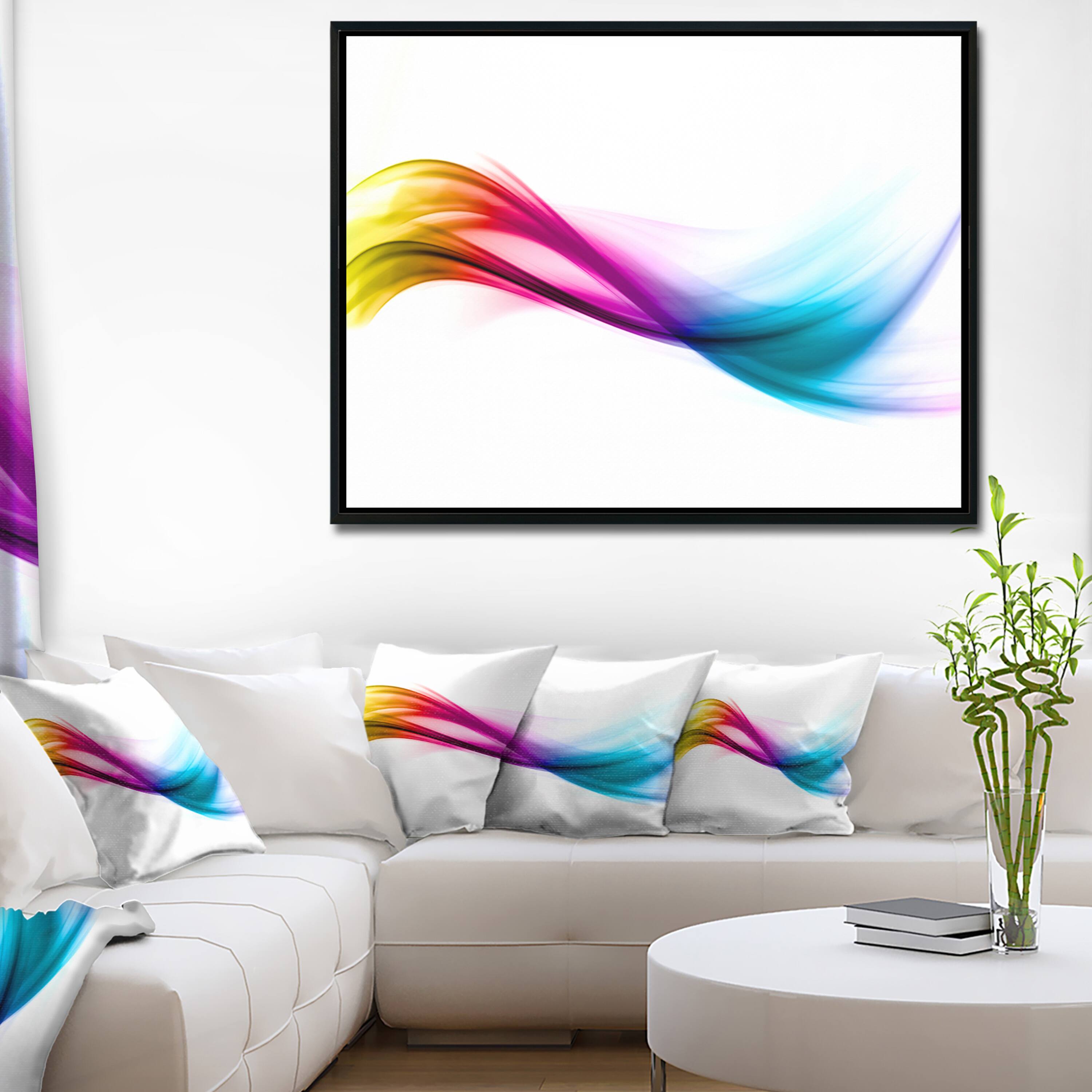 Designart - Rainbow Shade Waves