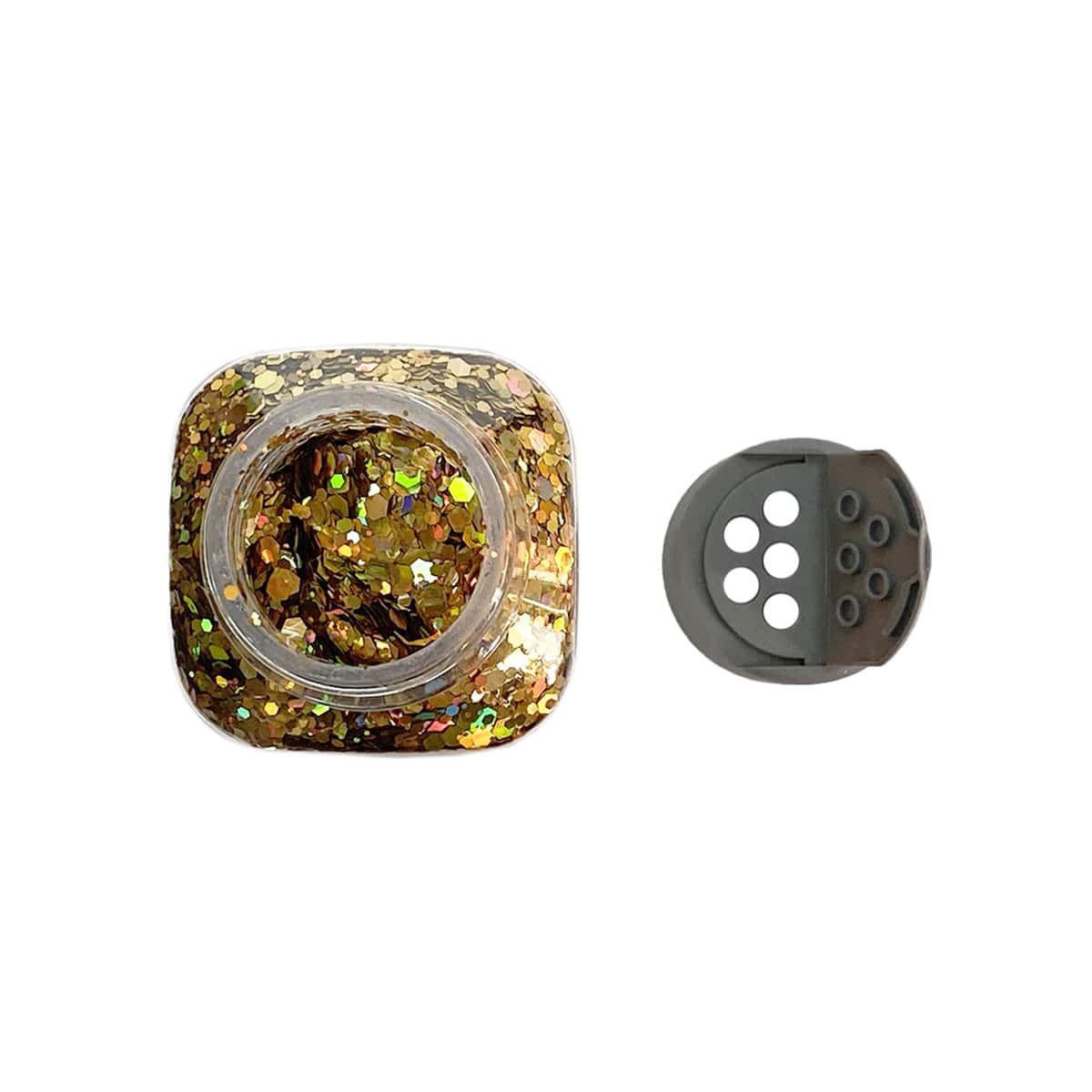 12 Pack: Holographic Gold Specialty Polyester Glitter by Recollections™