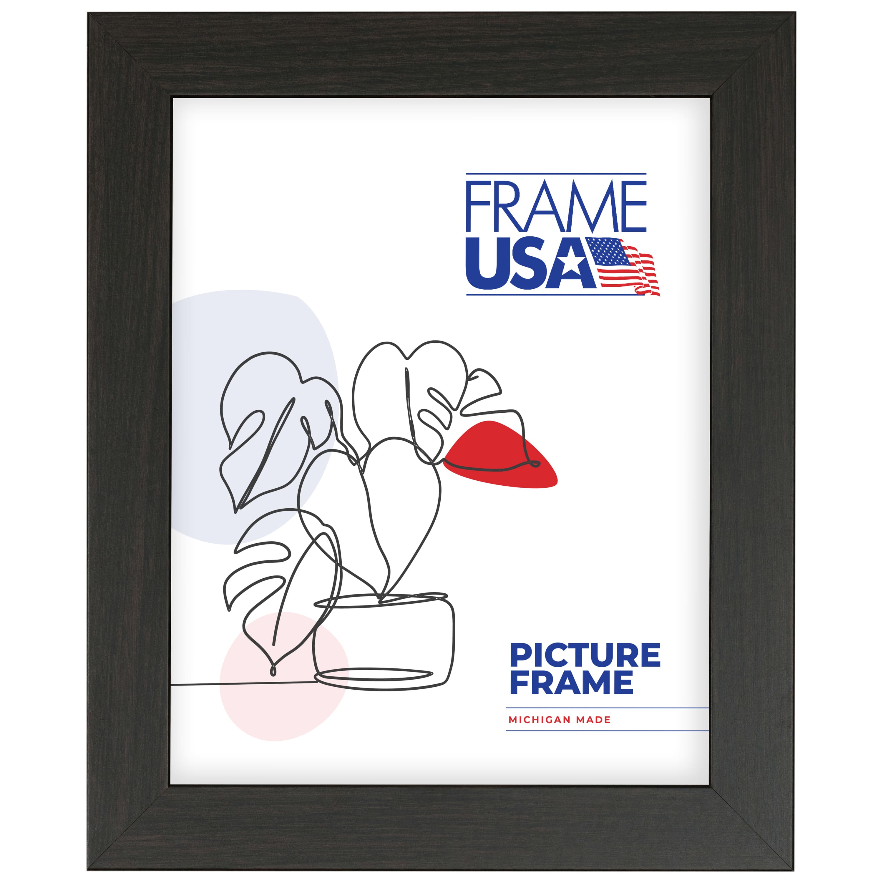 Frame USA Affordable Medium Brazilian Walnut Single Image Picture Frame
