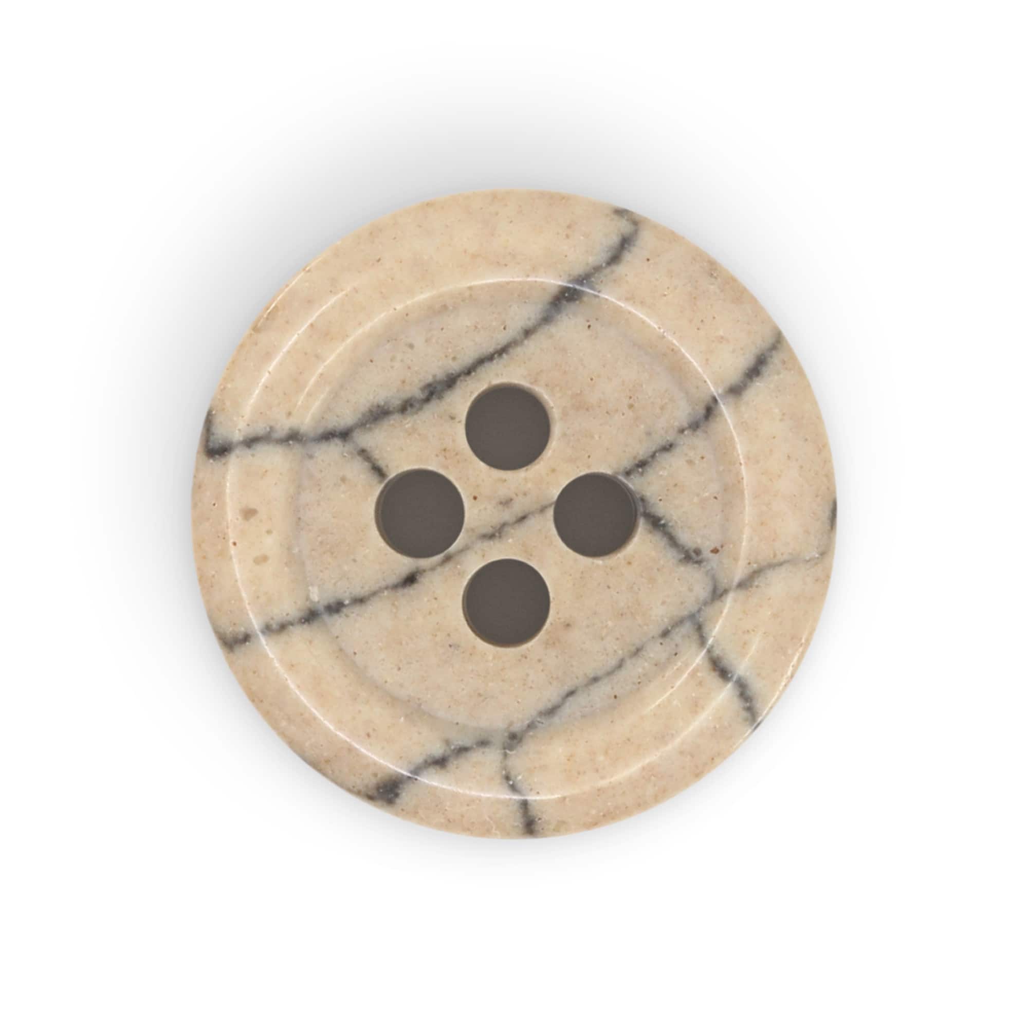 Dritz® 18mm Beige-Camel Recycled Polyester Round Button, 9ct.
