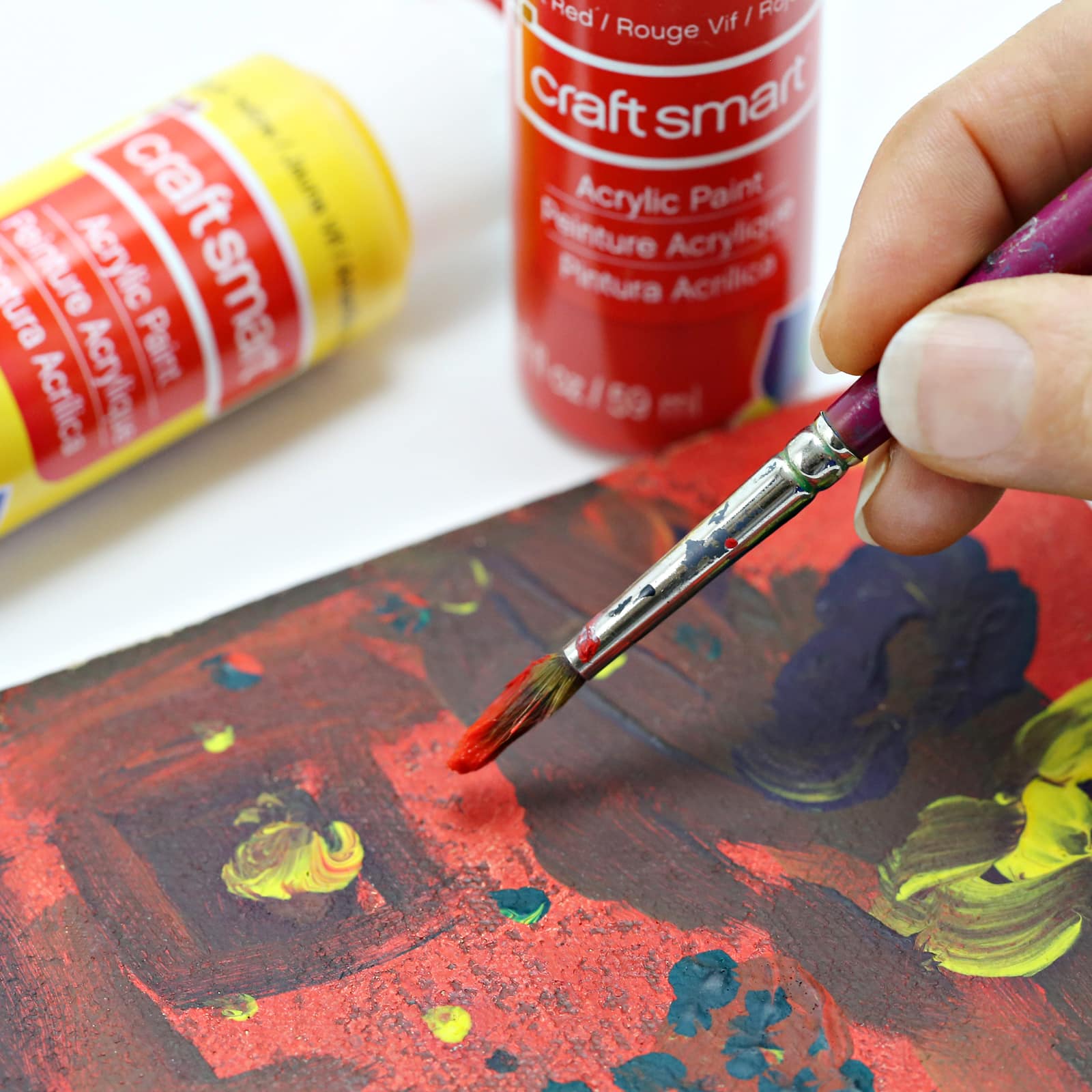 16 Colour Matte Acrylic Paint Value Pack by Craft Smart®