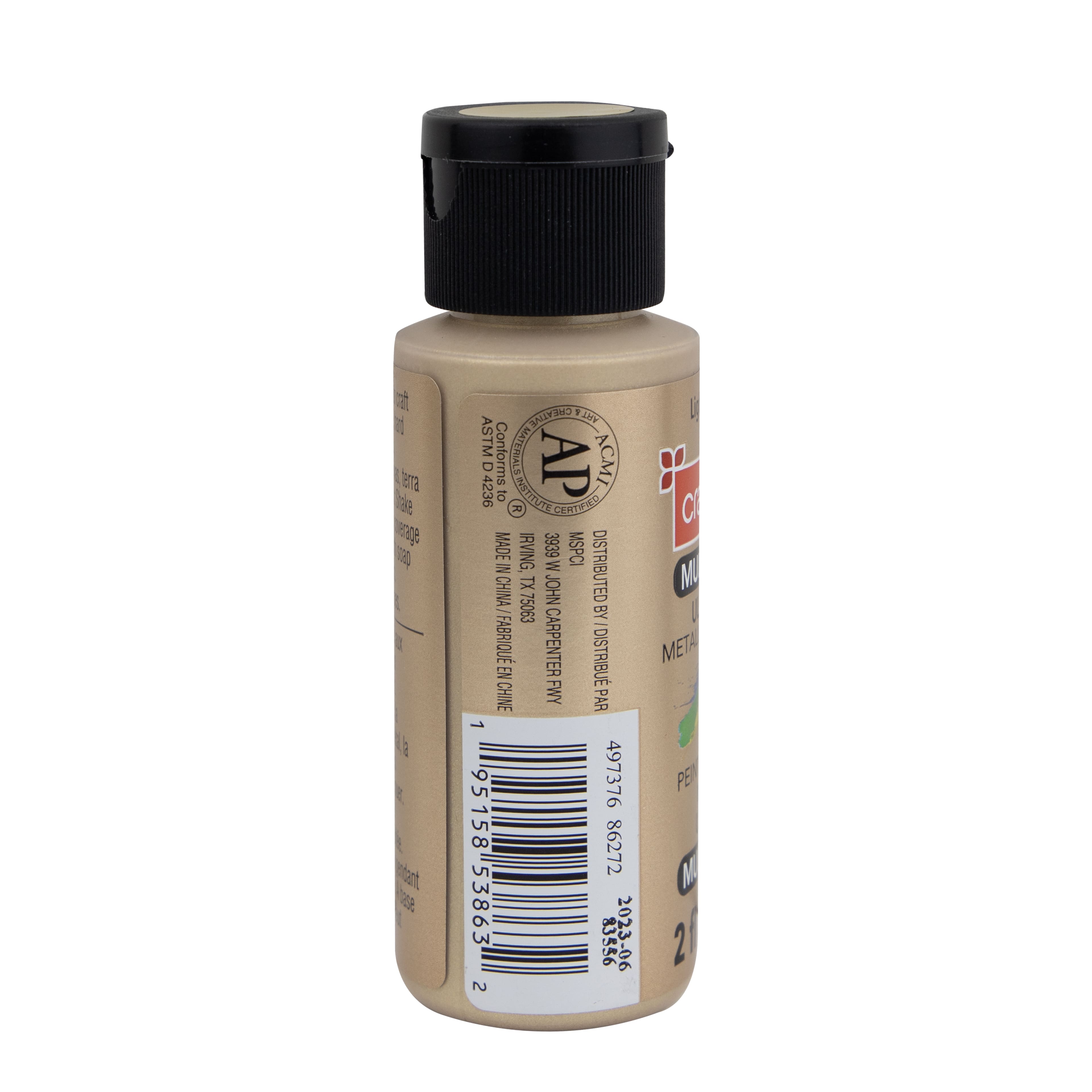 12 Pack: Premium Ultra Bright Metallic Paint by Craft Smart®