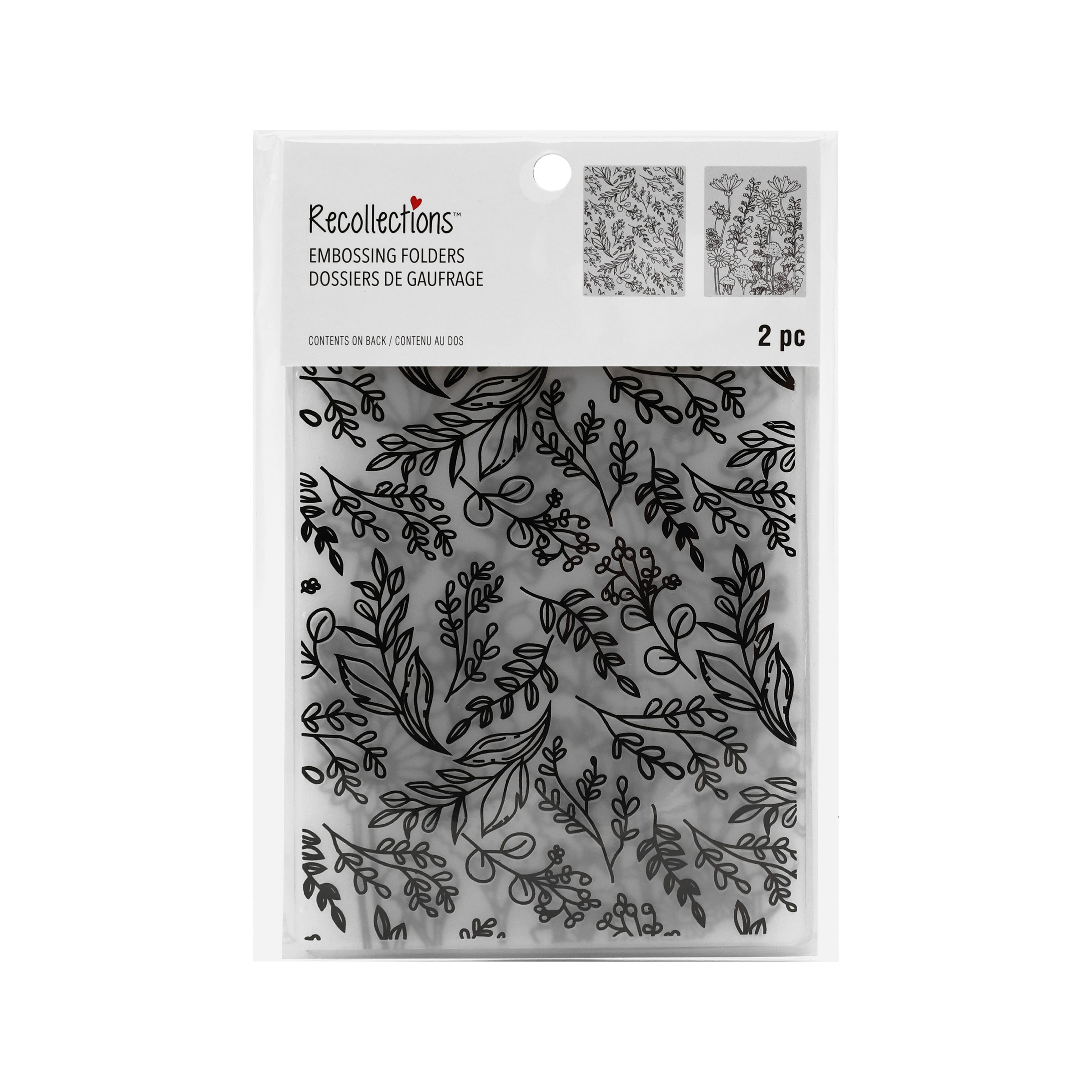 12 Pack: Wild Flower Embossing Folders Set by Recollections™