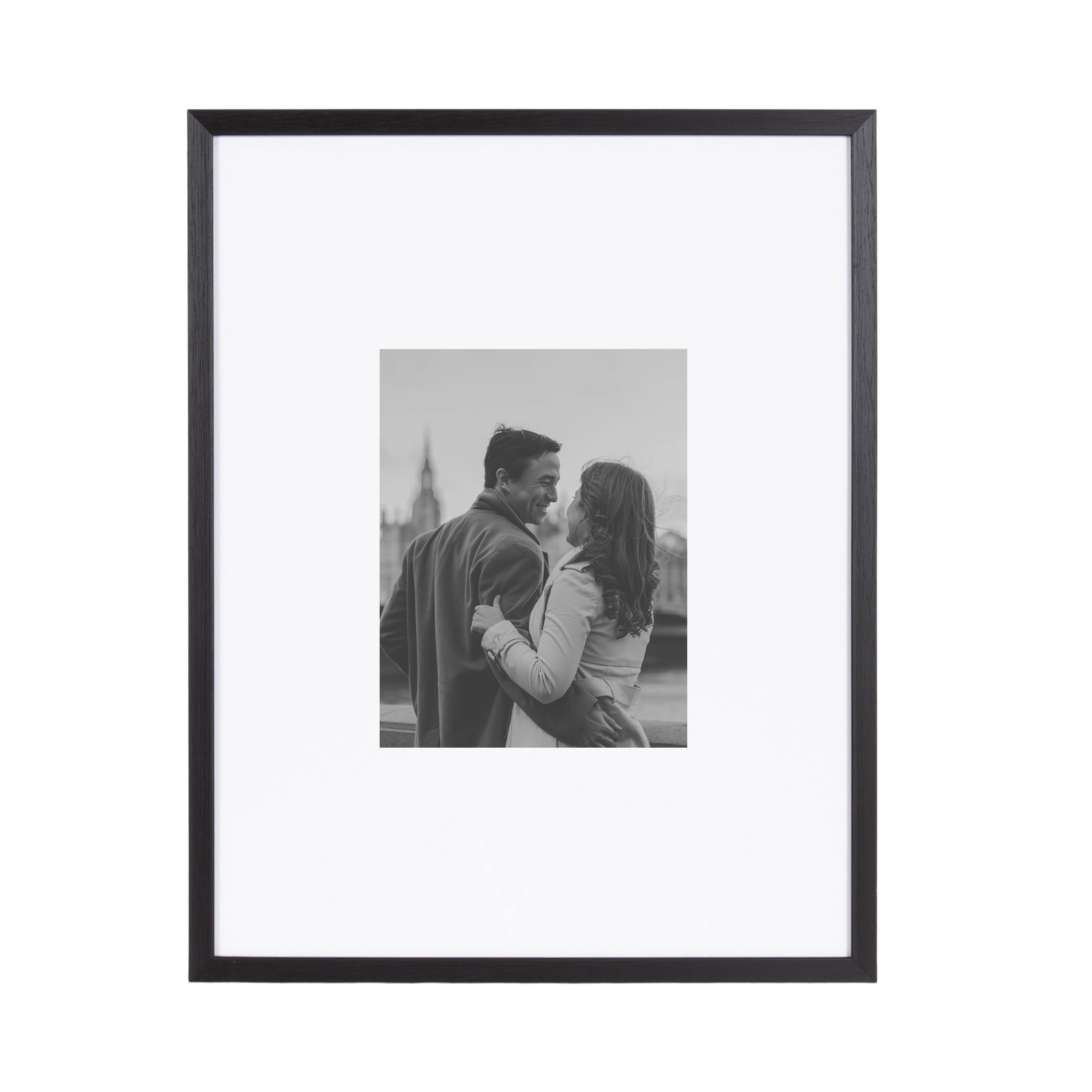 Kate and Laurel Gallery 16" x 20" Photo Picture Frames with 8" x 10" Mat