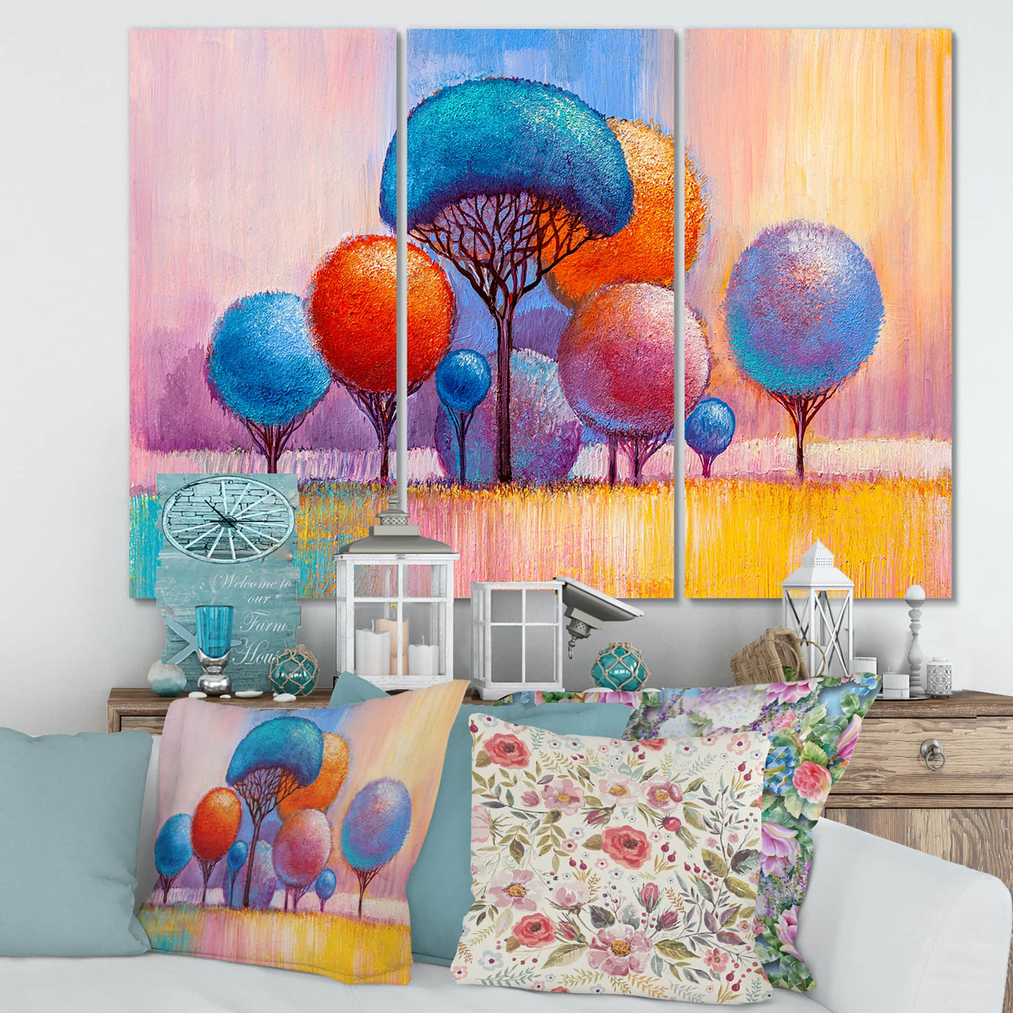 Designart - Autumn Fantasy Trees II