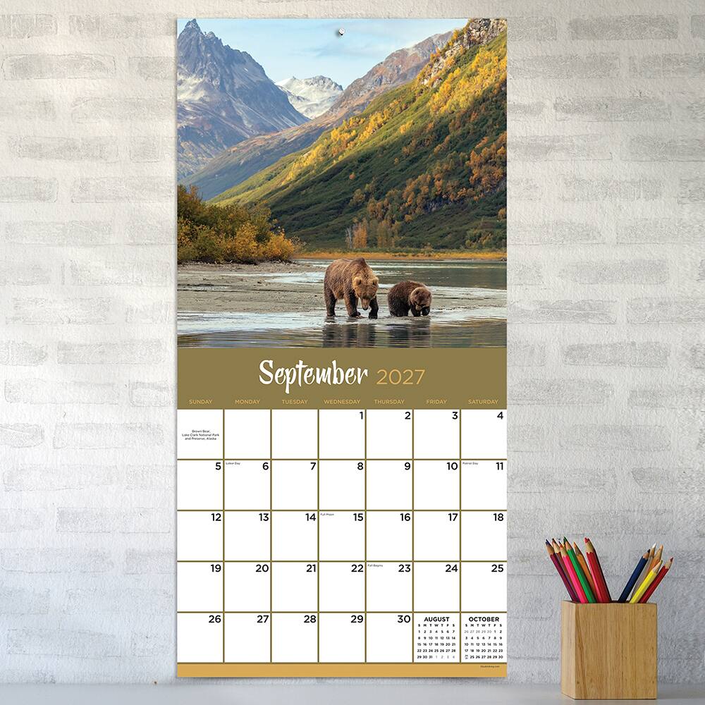 2027 Wild Wall Calendar