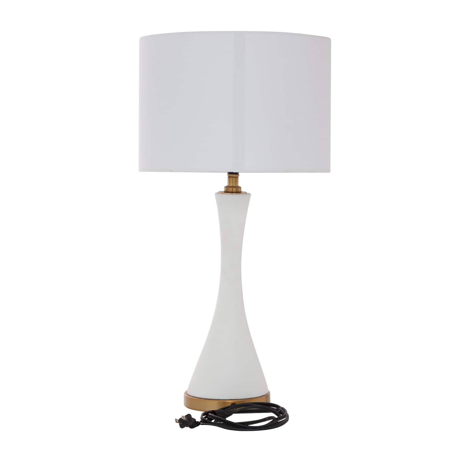 CosmoLiving by Cosmopolitan 25" Gold Ceramic Modern Table Lamp