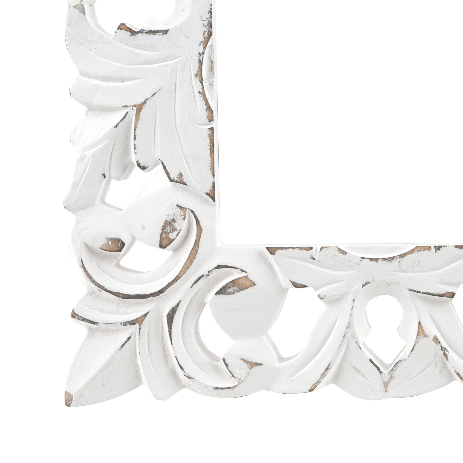 Expressions™ Whitewash Fleur-De-Lis Frame by Studio Décor
