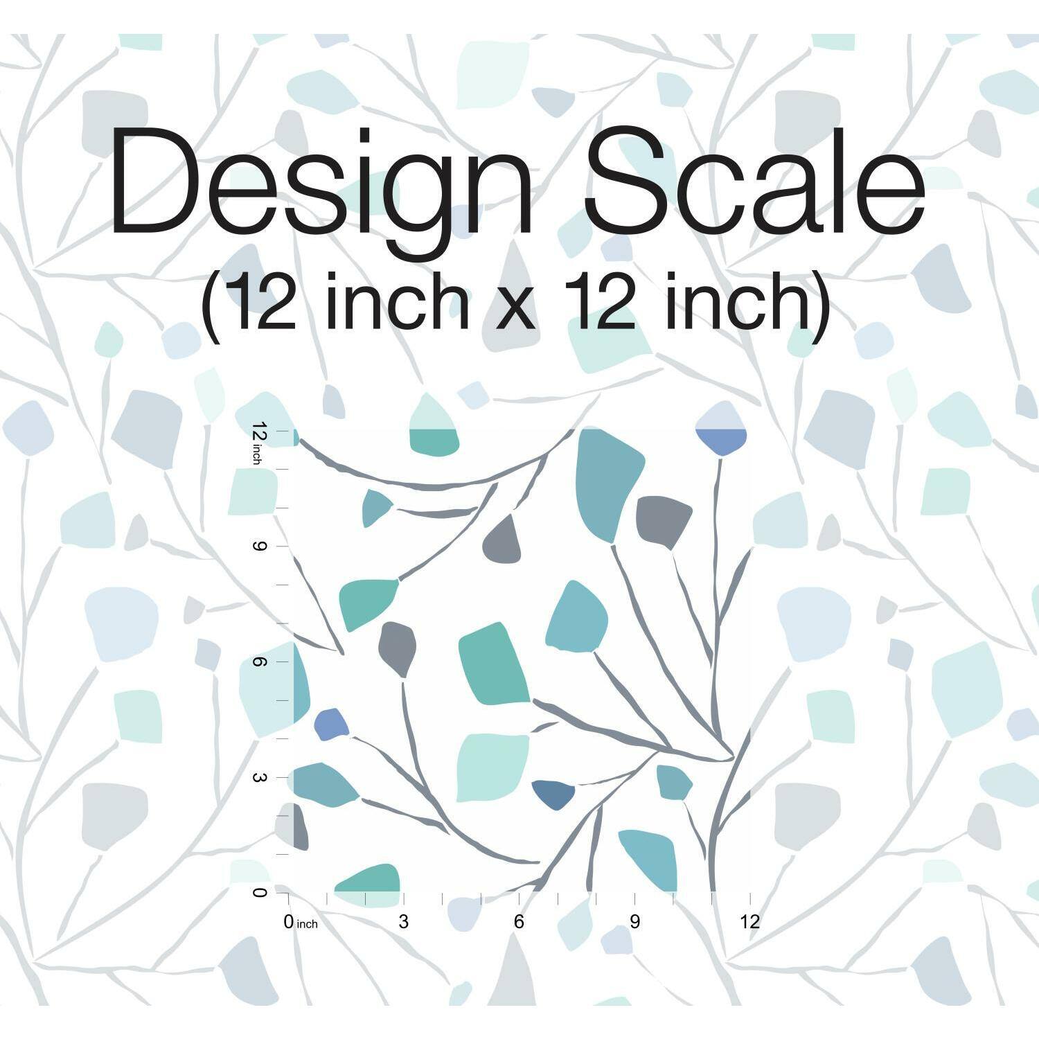 RoomMates Blue Terrazzo Branch Peel & Stick Wallpaper