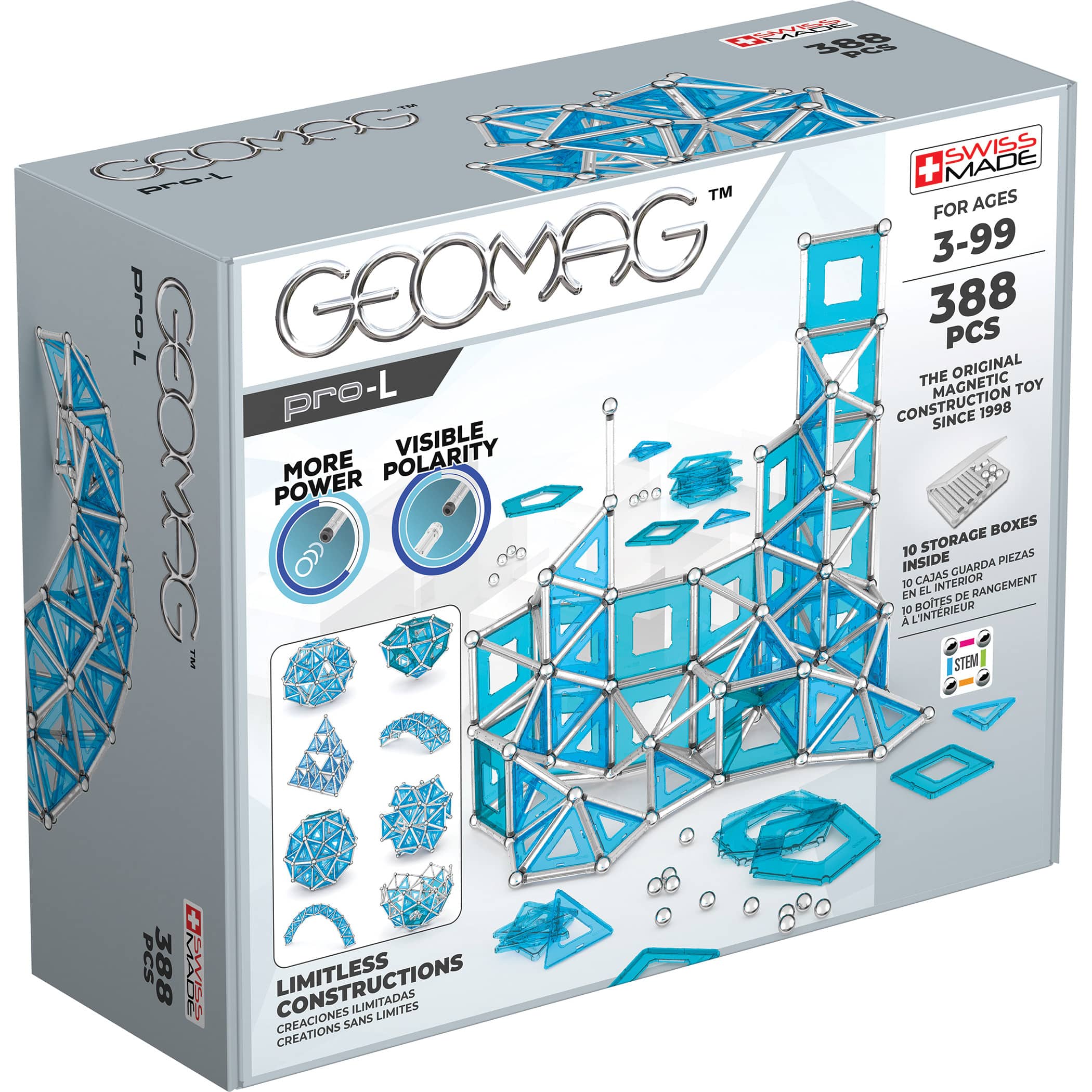 Geomag™ Masterbox Pro-L Magnetic Construction Set