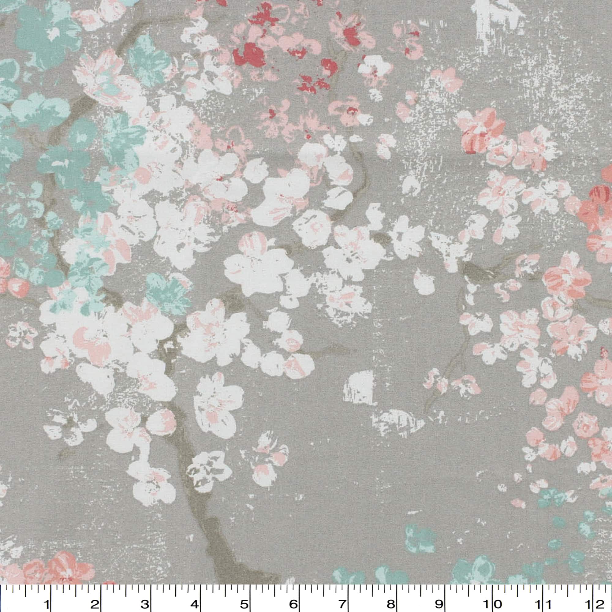 Richloom Dewdrop Blush Cotton Canvas Fabric