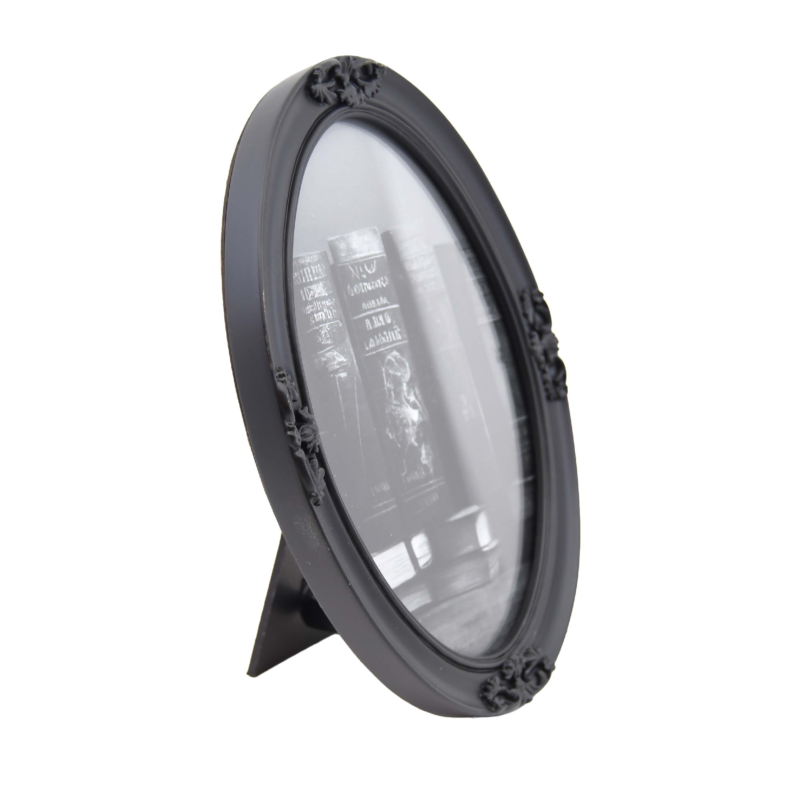 5" x 7" Black Oval Ornate Tabletop Frame by Ashland®