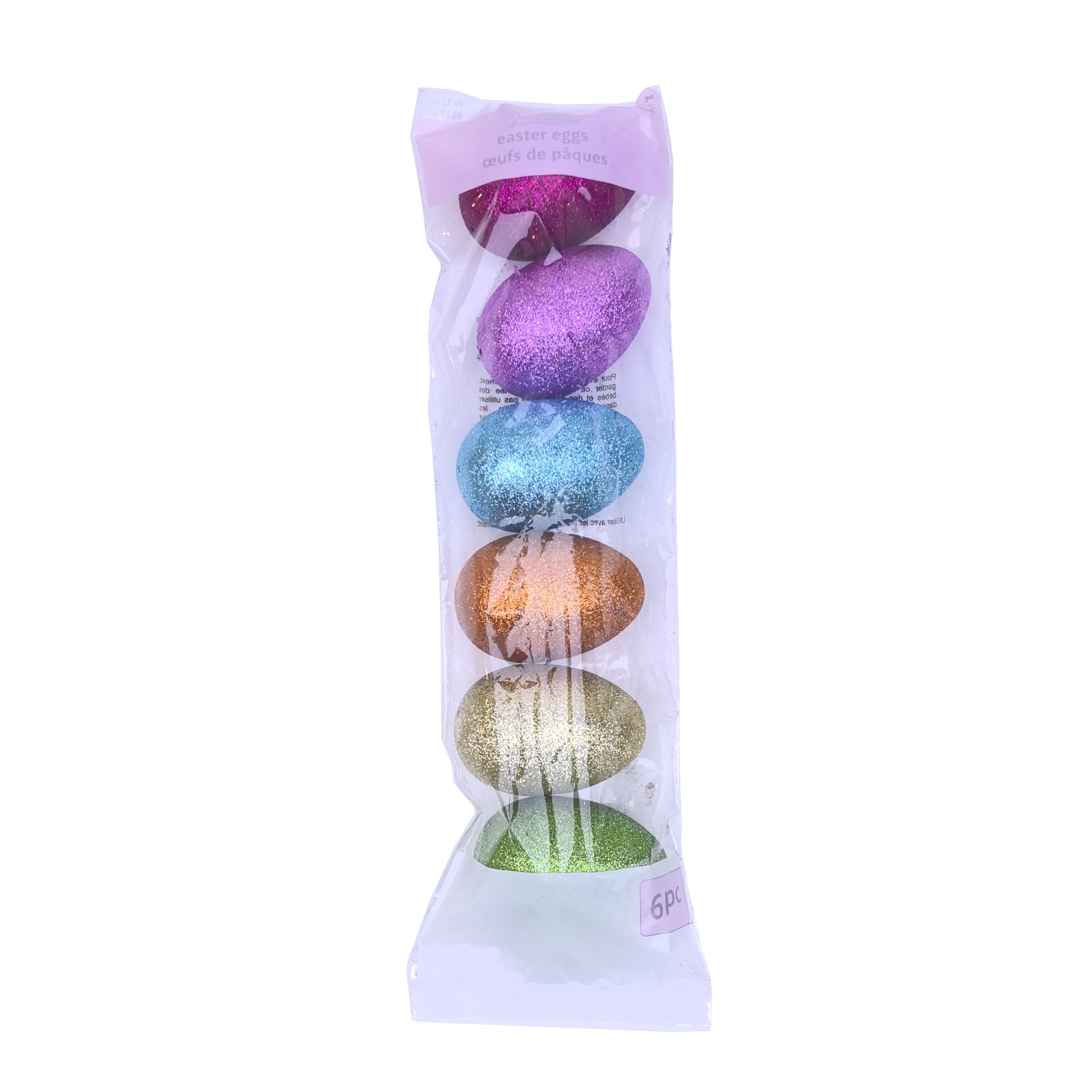 3" Fillable Plastic Easter Eggs, 6ct. by Creatology™