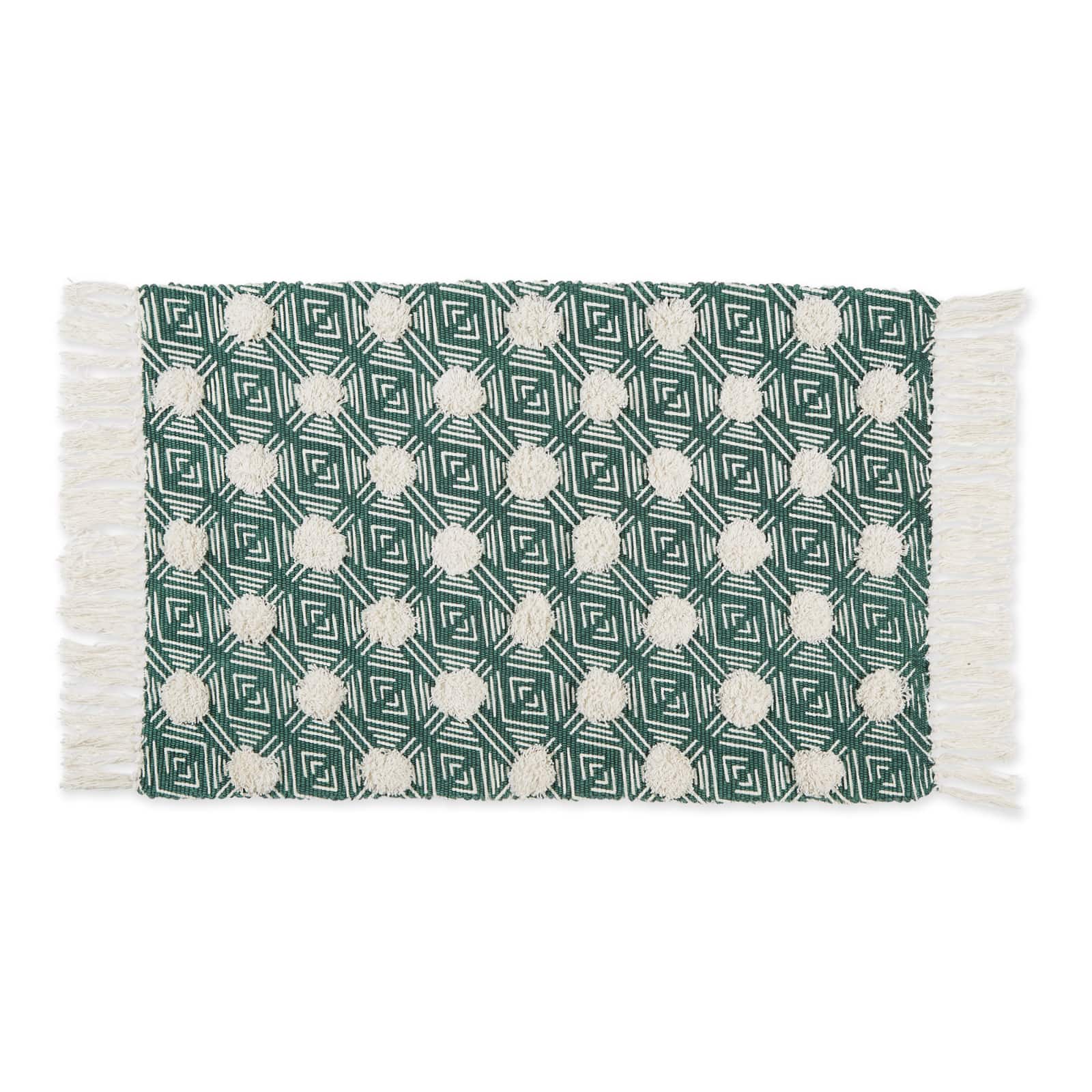 DII® Diamond Textured Hand-Loomed Shag Rug