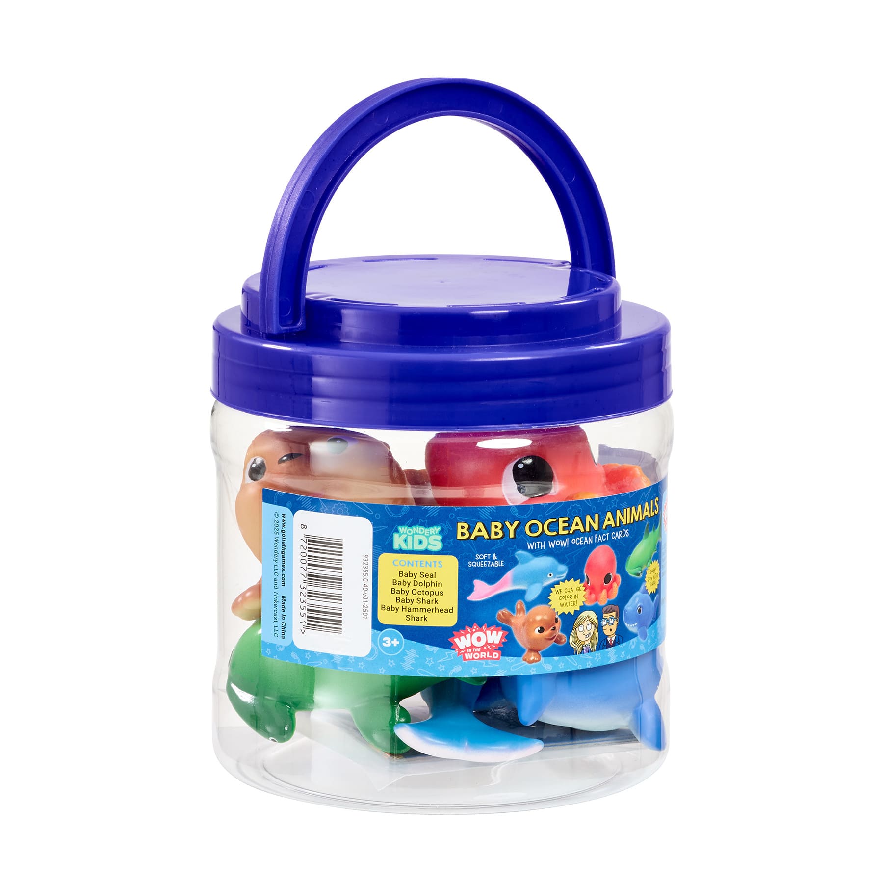 Goliath® WOW in the World Soft Baby Ocean Animals Bucket Set