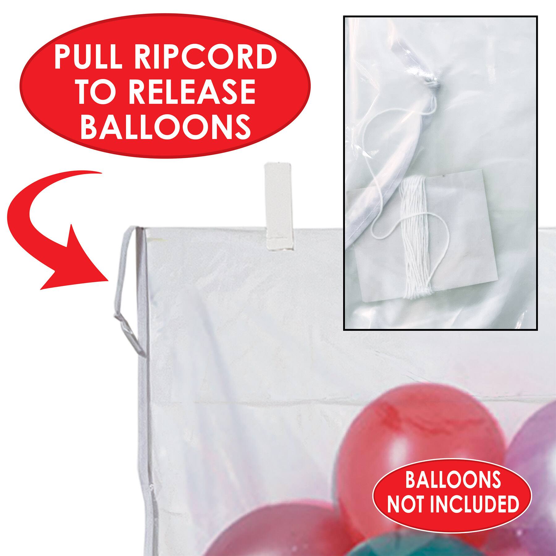 Beistle 3ft. x 6.7ft. Clear Plastic Balloon Bag
