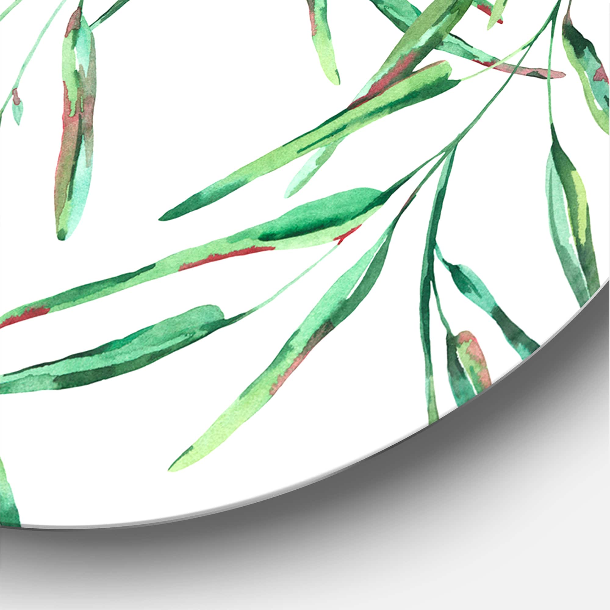 Designart - Tropical Green Leaves In Summer Times II