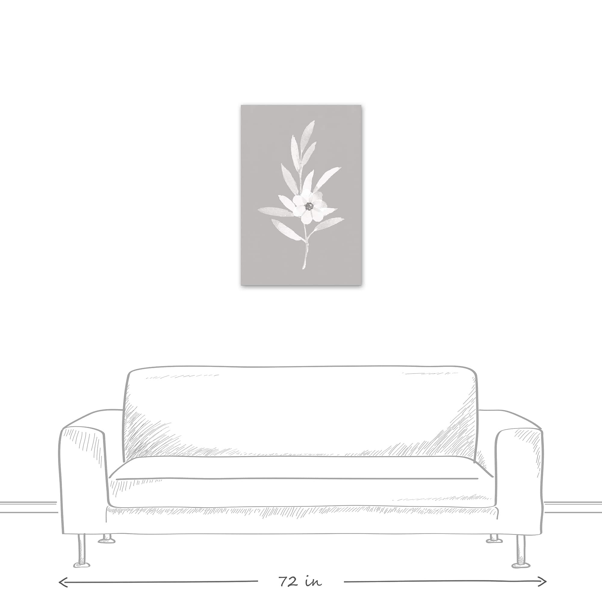 Soft White Botanicals 20" x 30" Canvas Wall Art