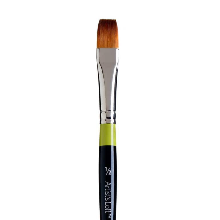 Golden Taklon Short Handle Flat Wash Brush by Artist's Loft™ Vienna
