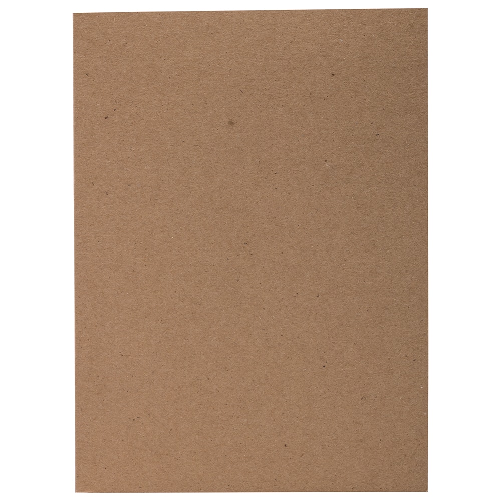 JAM Paper A2 Brown Kraft Recycled Blank Foldover Cards