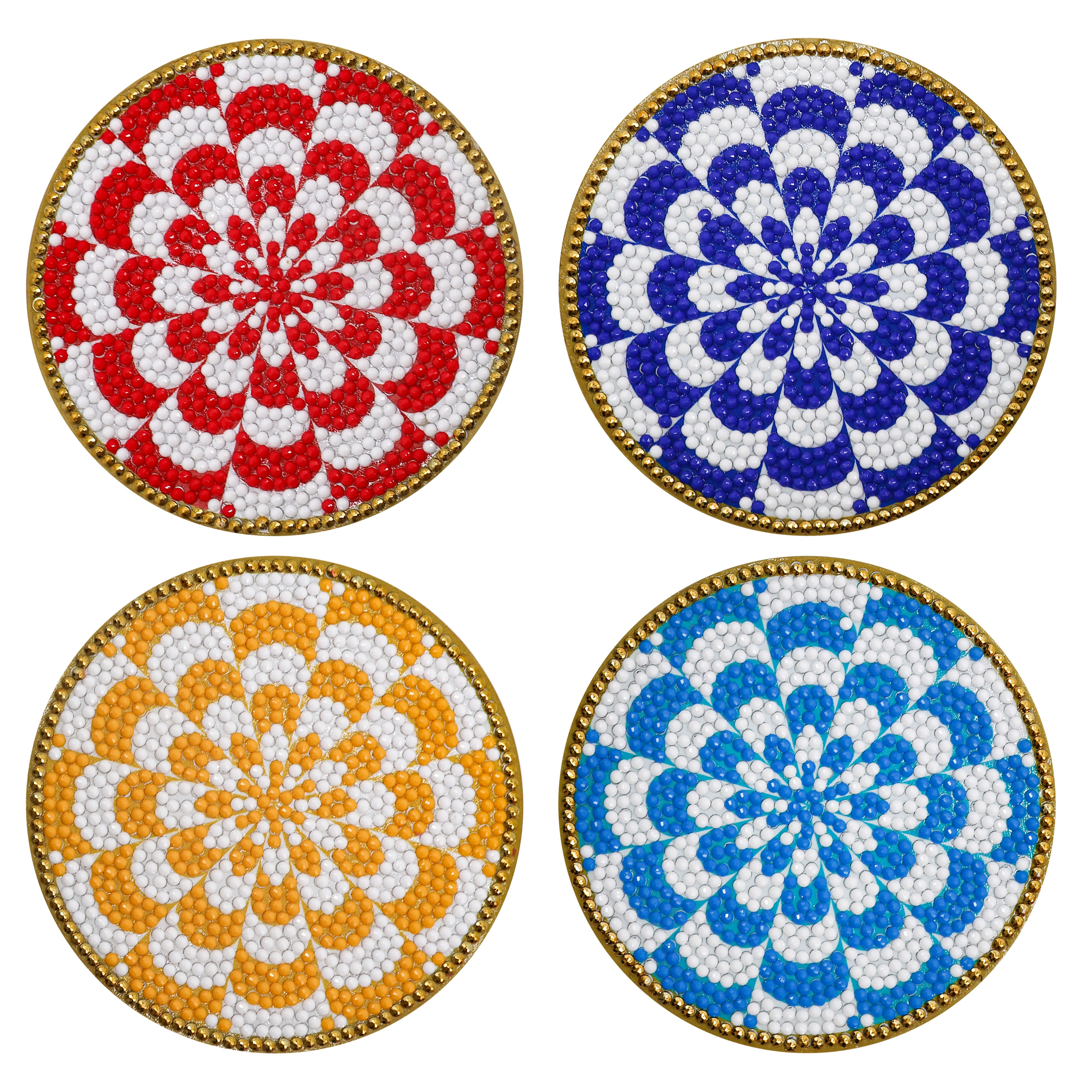 Jonathan Adler x Michaels Round Flower Diamond Art Coaster Kit