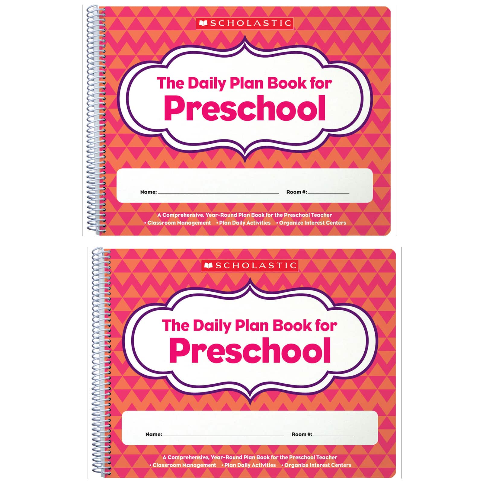 Scholastic The Daily Plan Book for Preschool, 2ct.
