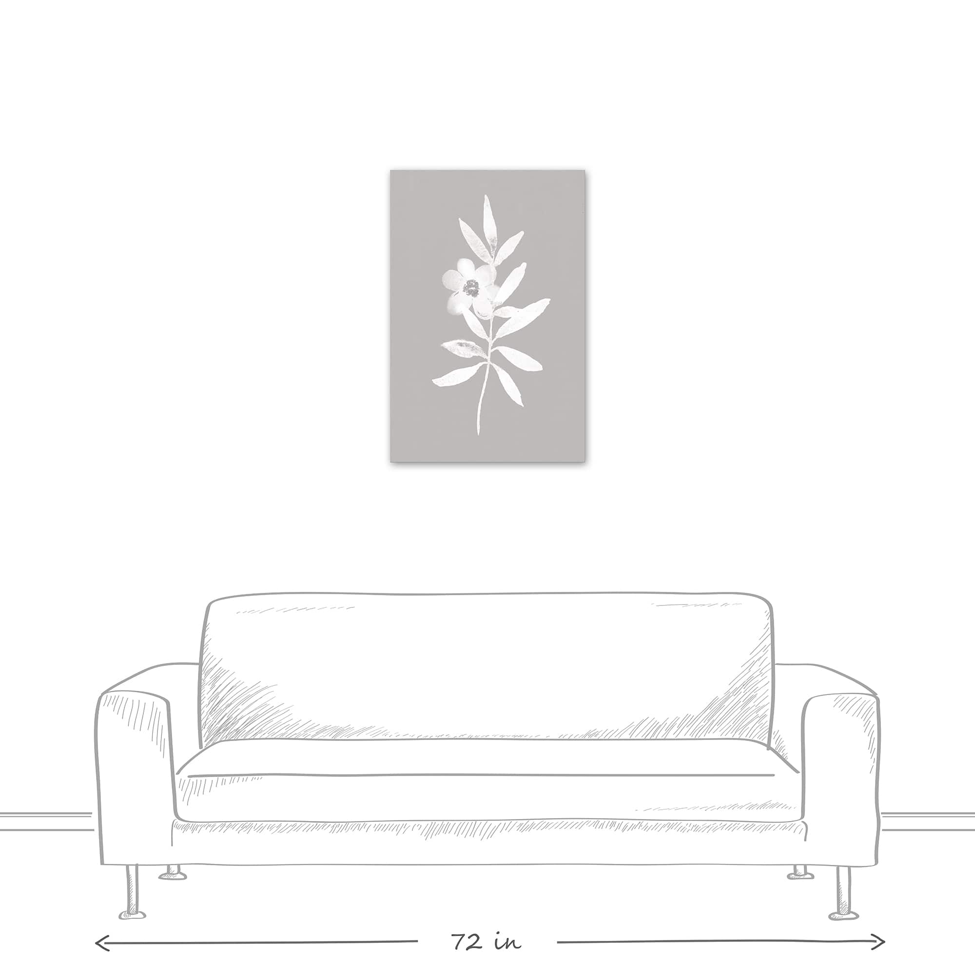 Soft White Flower 20" x 30" Canvas Wall Art