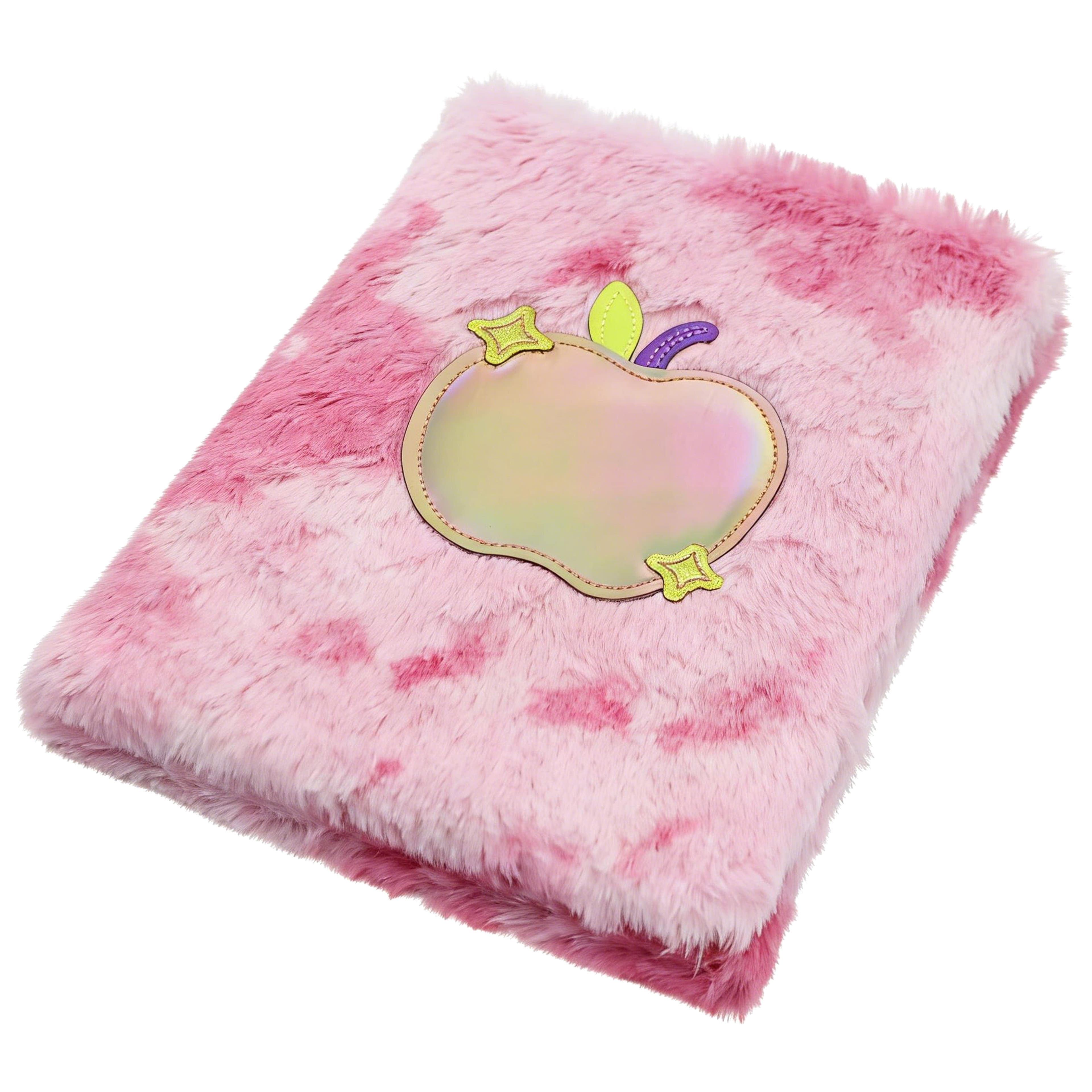 6" x 8" Pink Fur Apple Journal by Creatology™