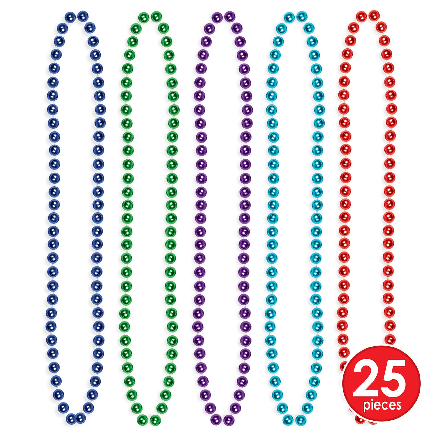 Beistle Gold Coast New Year Party Favor Kit for 50