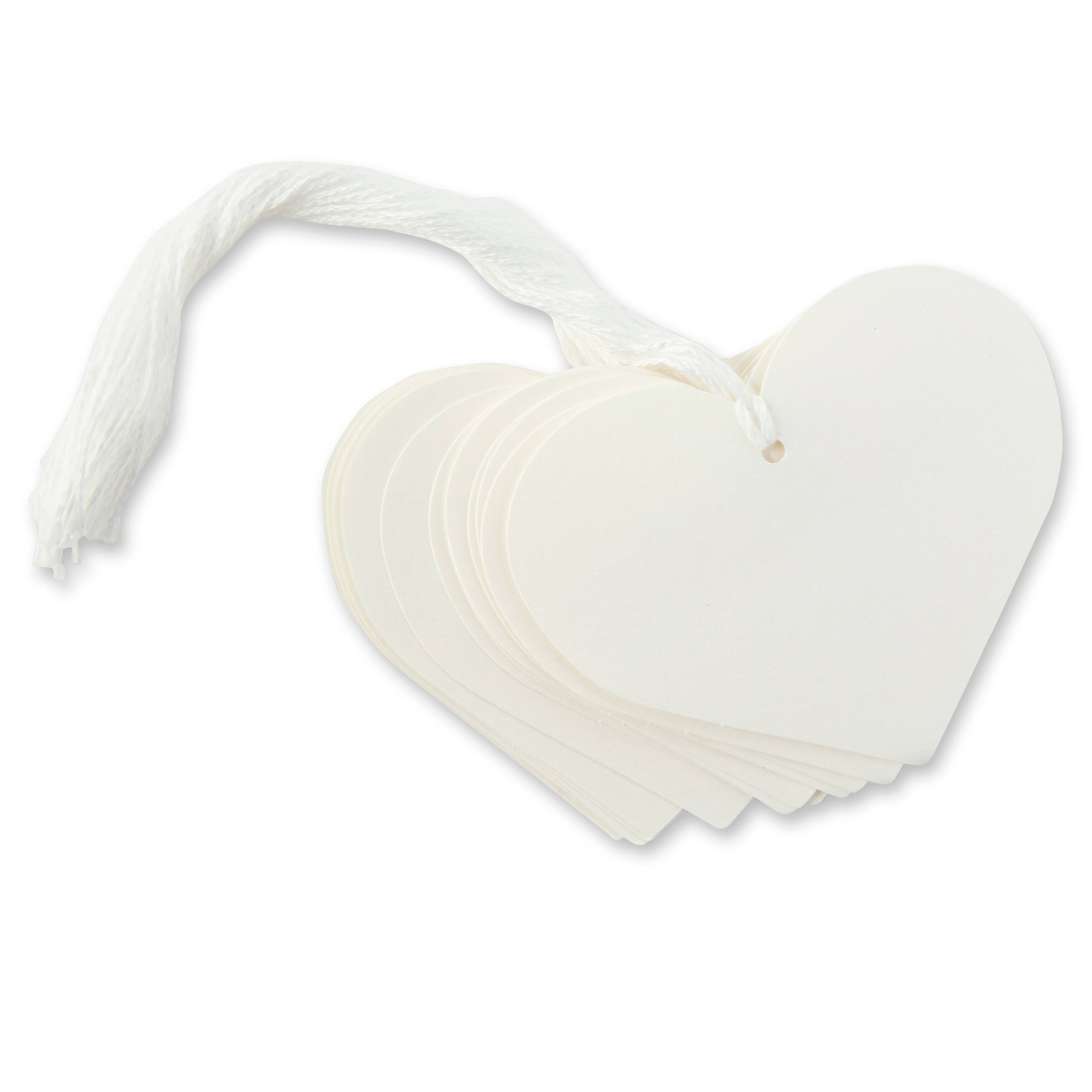 12 Packs: 20 ct. (240 total) Ivory Heart Tags by Recollections™