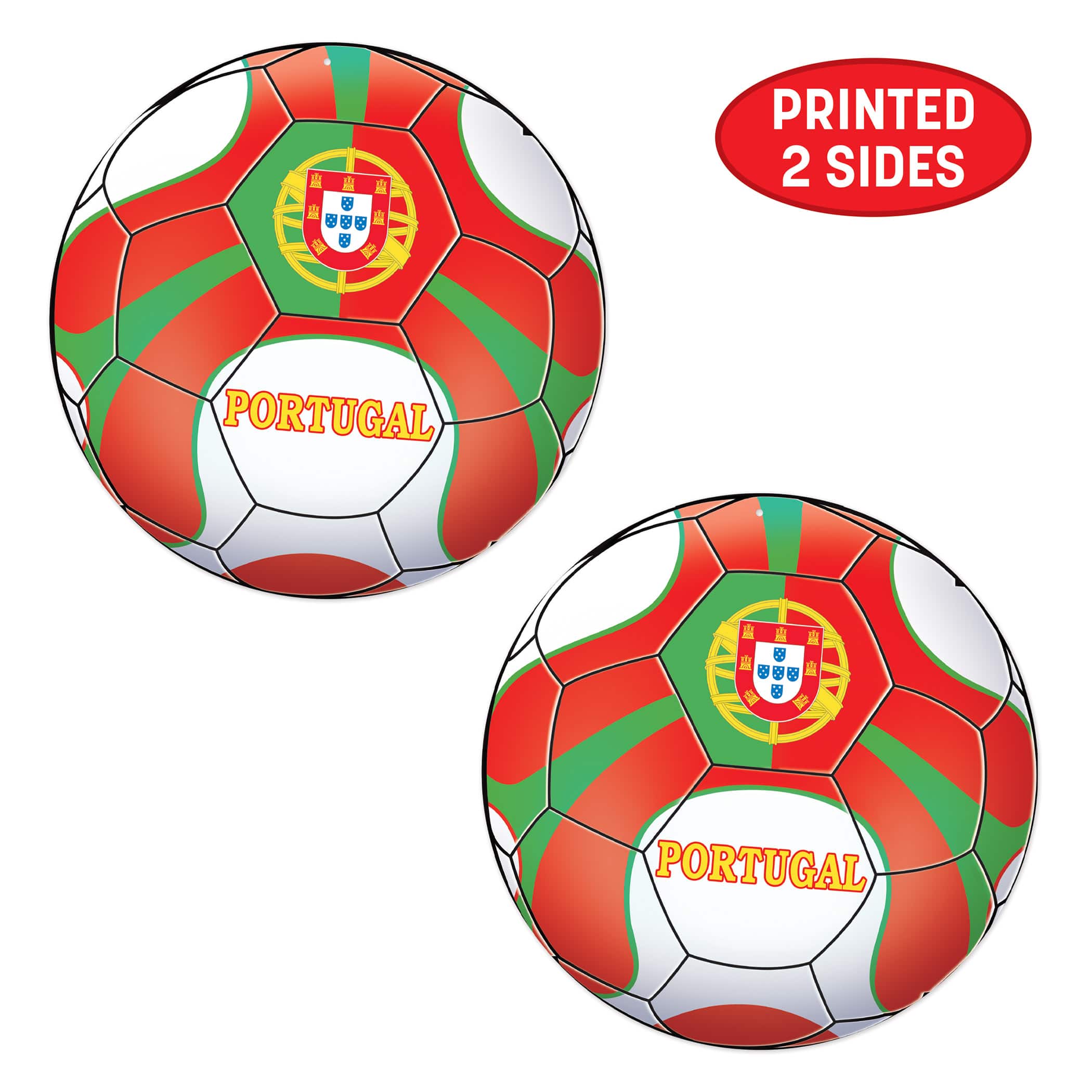 Beistle 10" Soccer Ball Cutouts, 4ct.