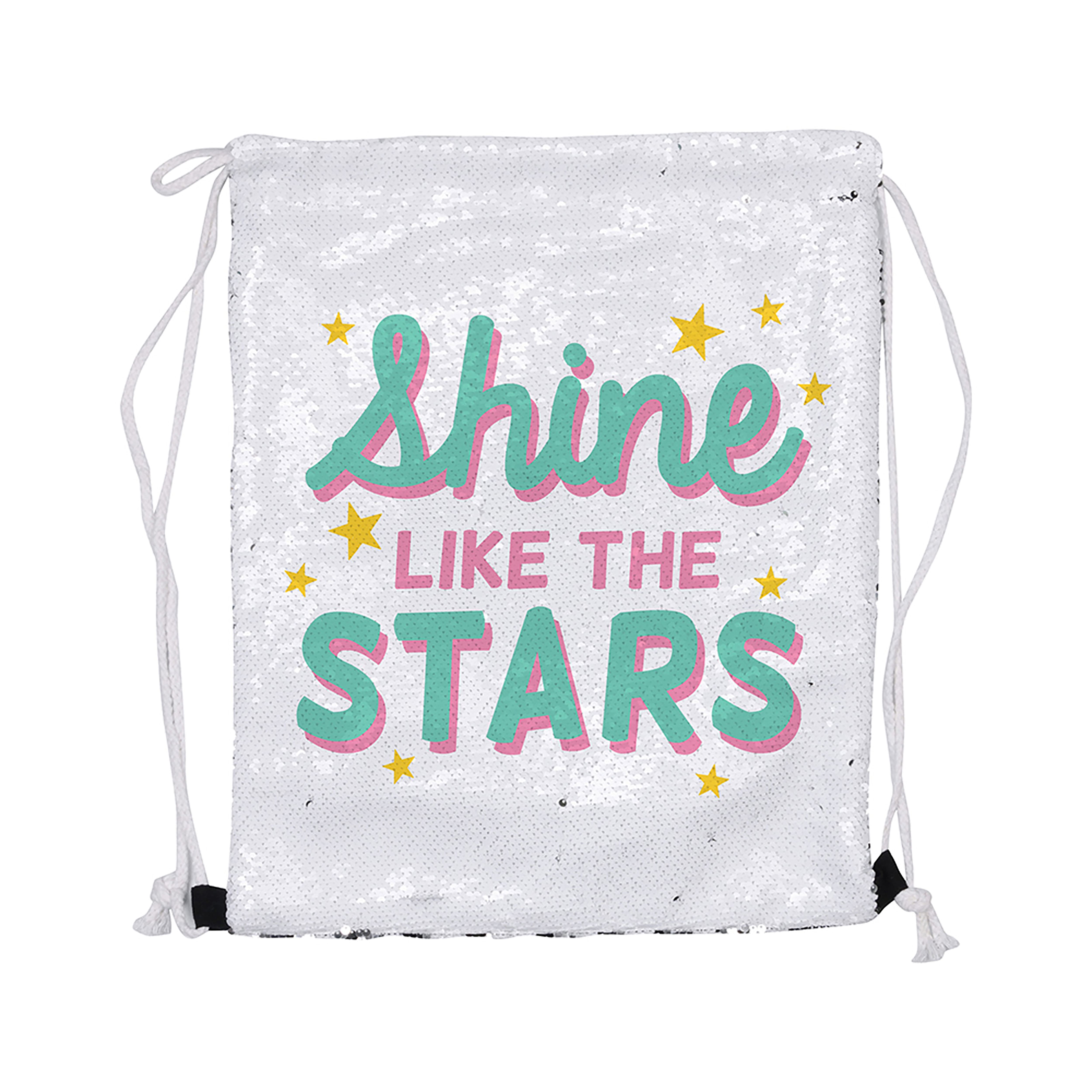 Craft Express 4ct. Sequined Drawstring Backpack Set