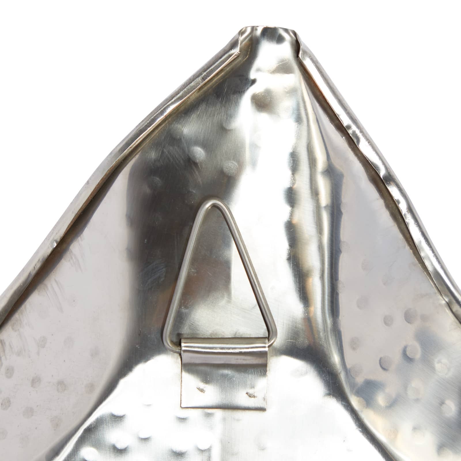 Silver Stainless Steel Candlestick Holders, 21" x 12" x 5"