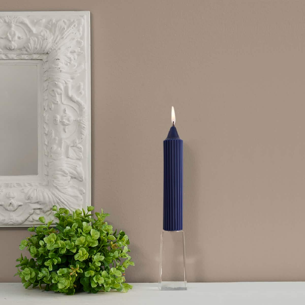 Root Candles 7" Unscented Grecian Collenette Taper Candles