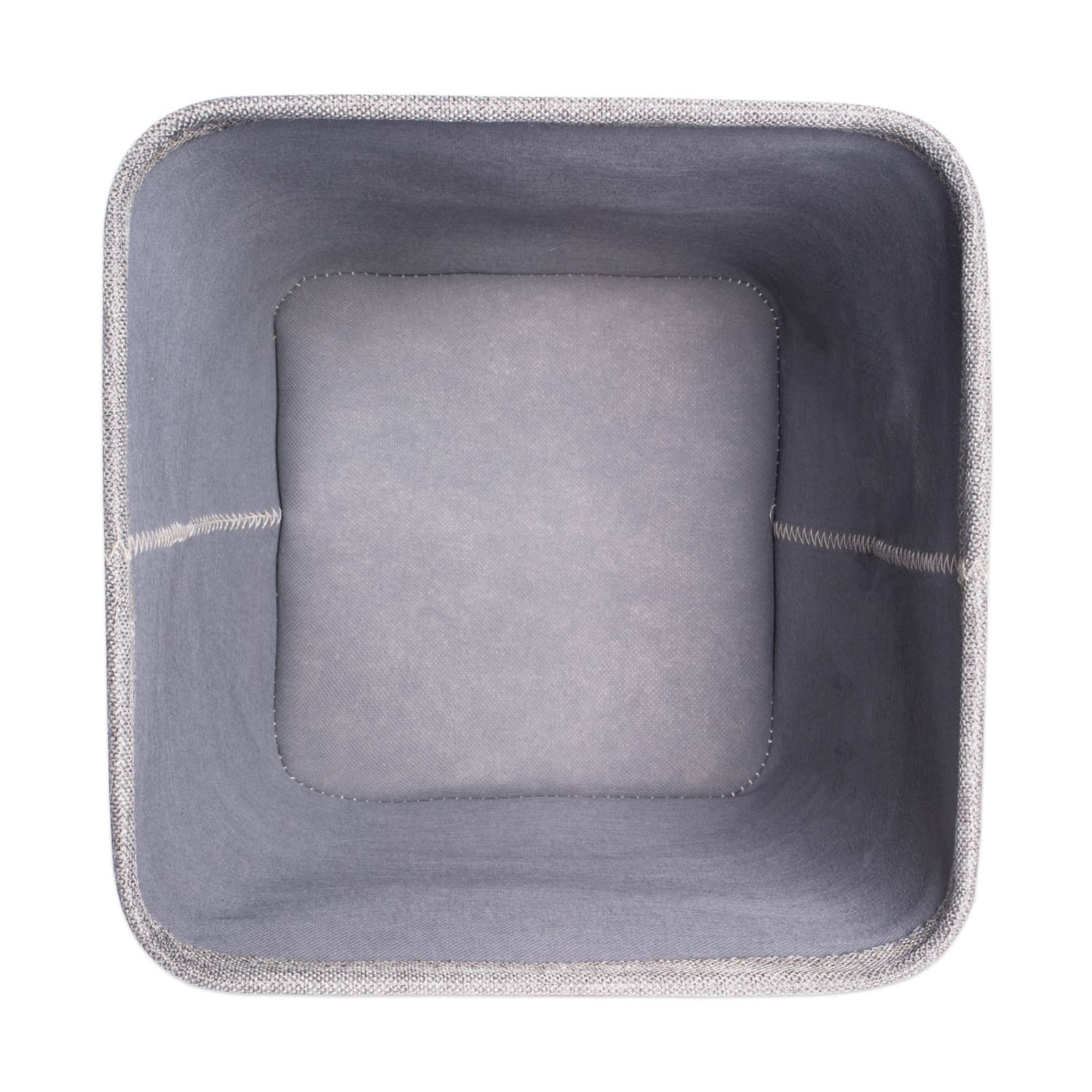 DII® 11" Zig Zag Stitch Trapezoid Fabric Bins, 2ct.