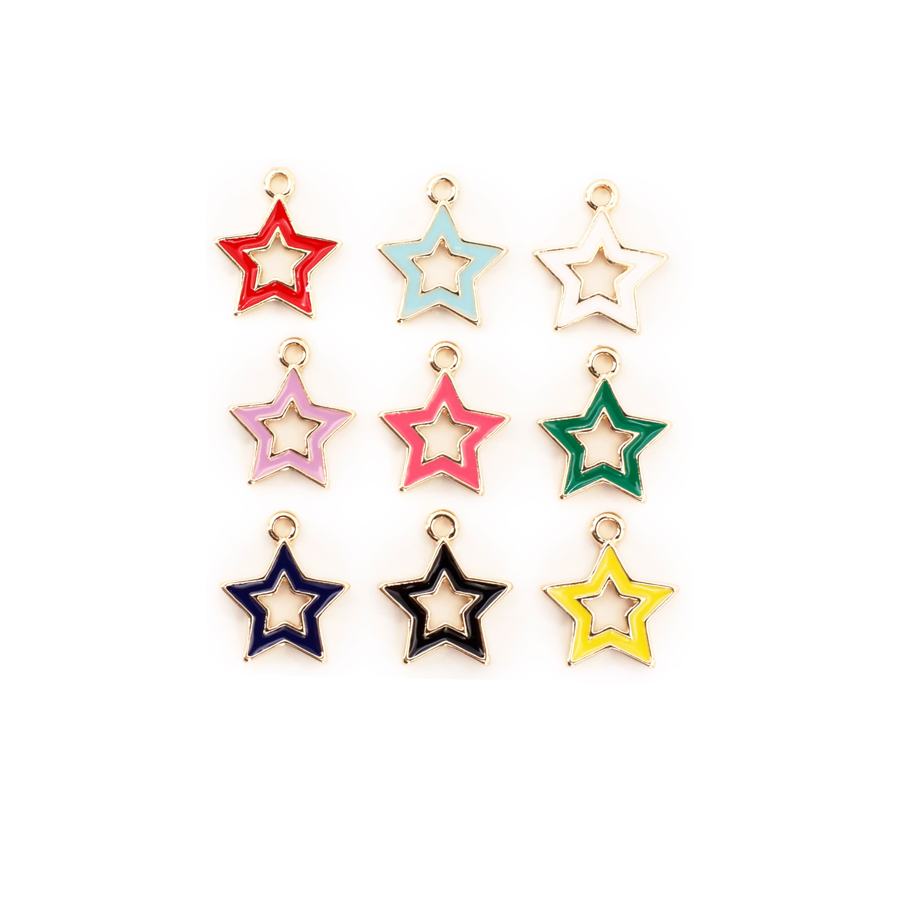 Open Star Metal Charm Mix by Bead Landing™