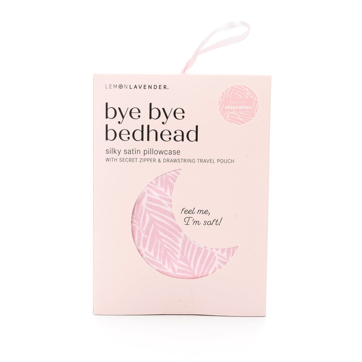 Lemon Lavender® Bye Bye Bedhead Staycation Silky Satin Standard Pillowcase