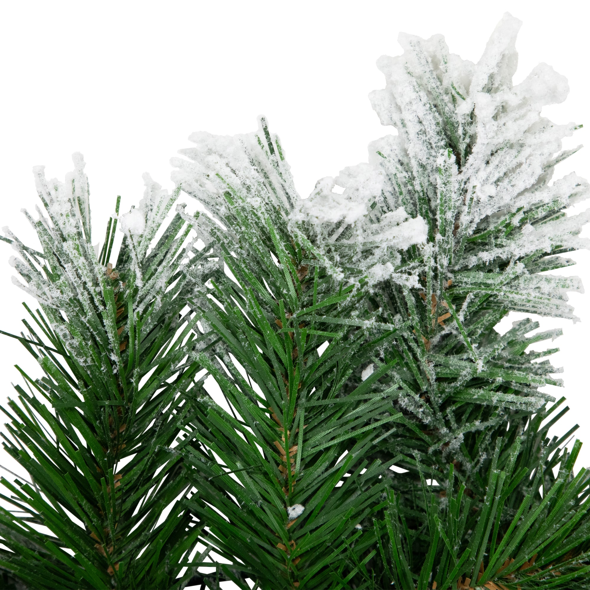36" Snowy Flocked Angel Pine with Pinecones Artificial Christmas Wreath
