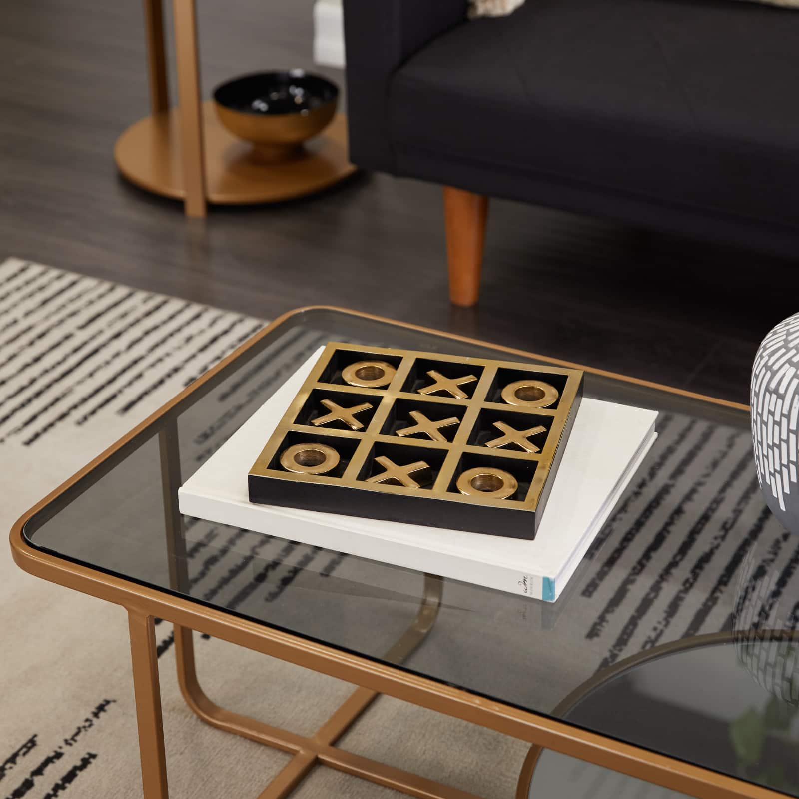 Gold Glam Game Set, 9" x 9" x 1"