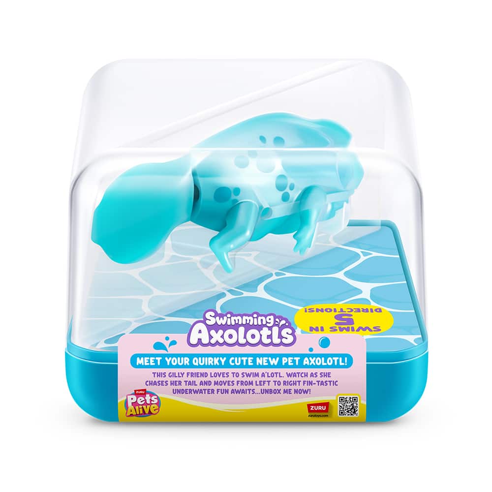 Assorted Zuru Pets Alive Swimming Axolotl Toy, 1pc.